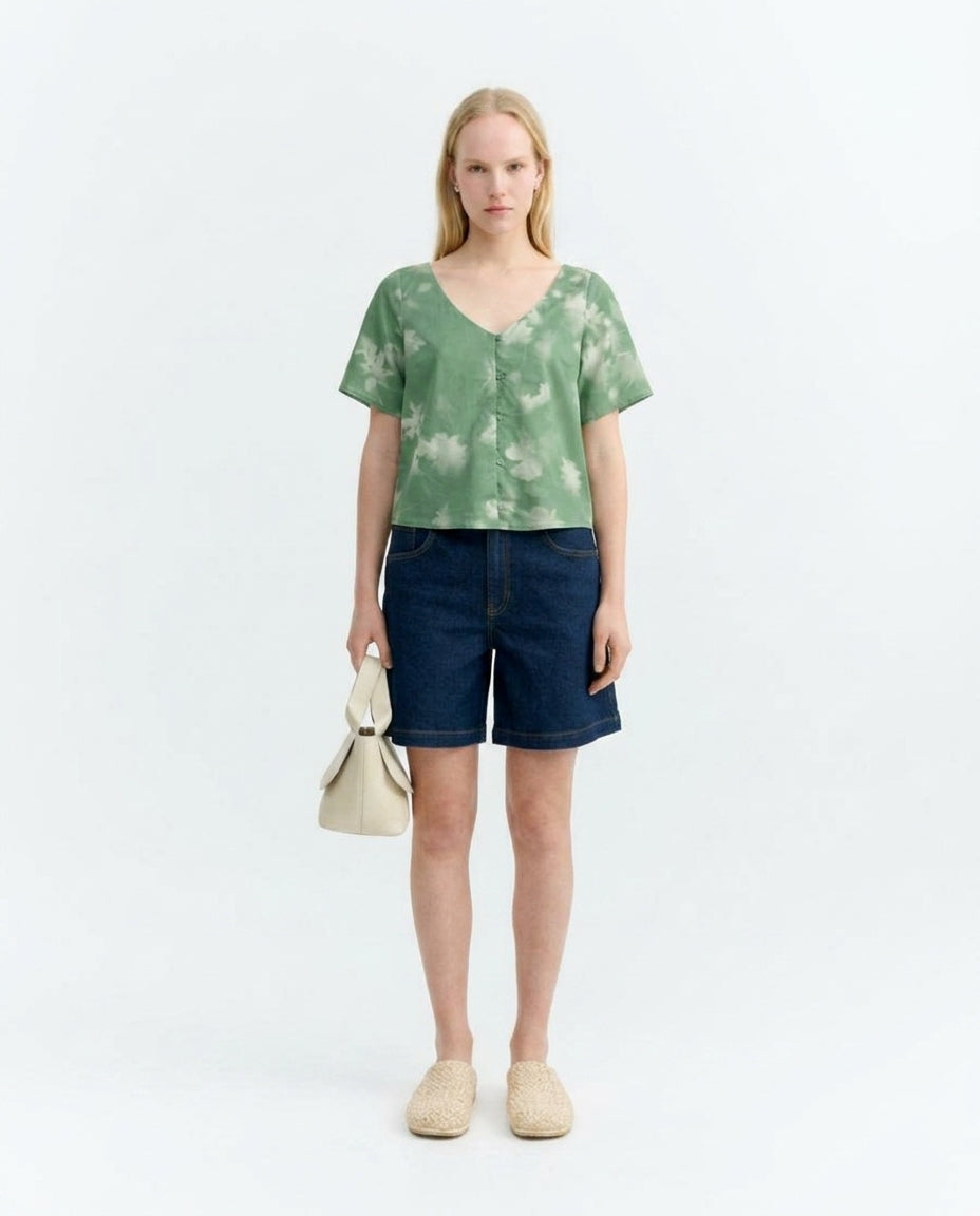 Blusa estampada tipia Leia sostenible - 2