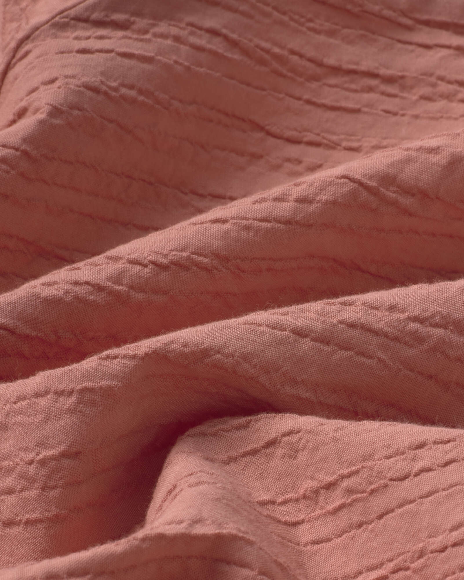 Blusa slim popcorn rosa Kitty sostenible silueta - 2