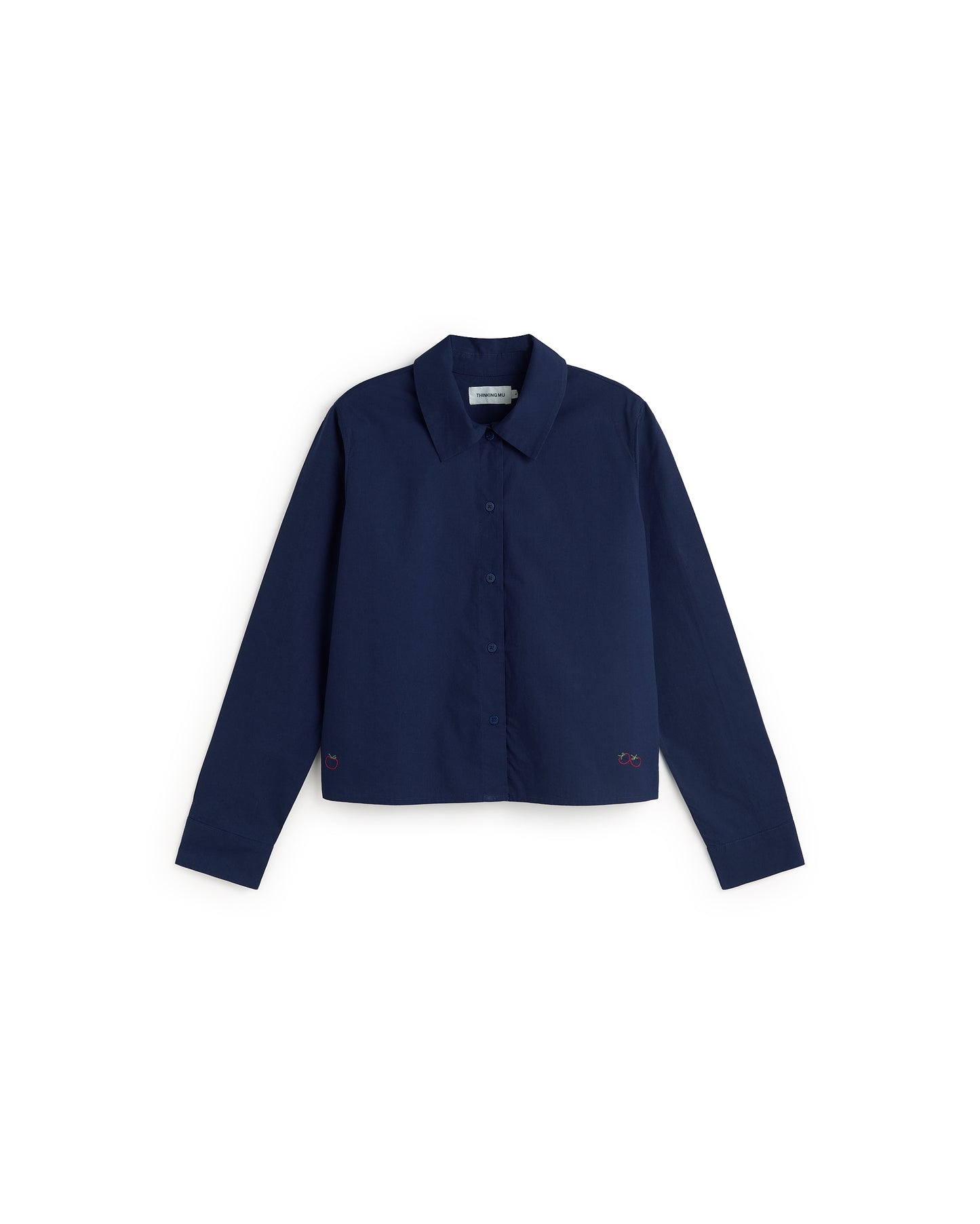 Blusa bordada a mano Duna sostenible silueta - 1