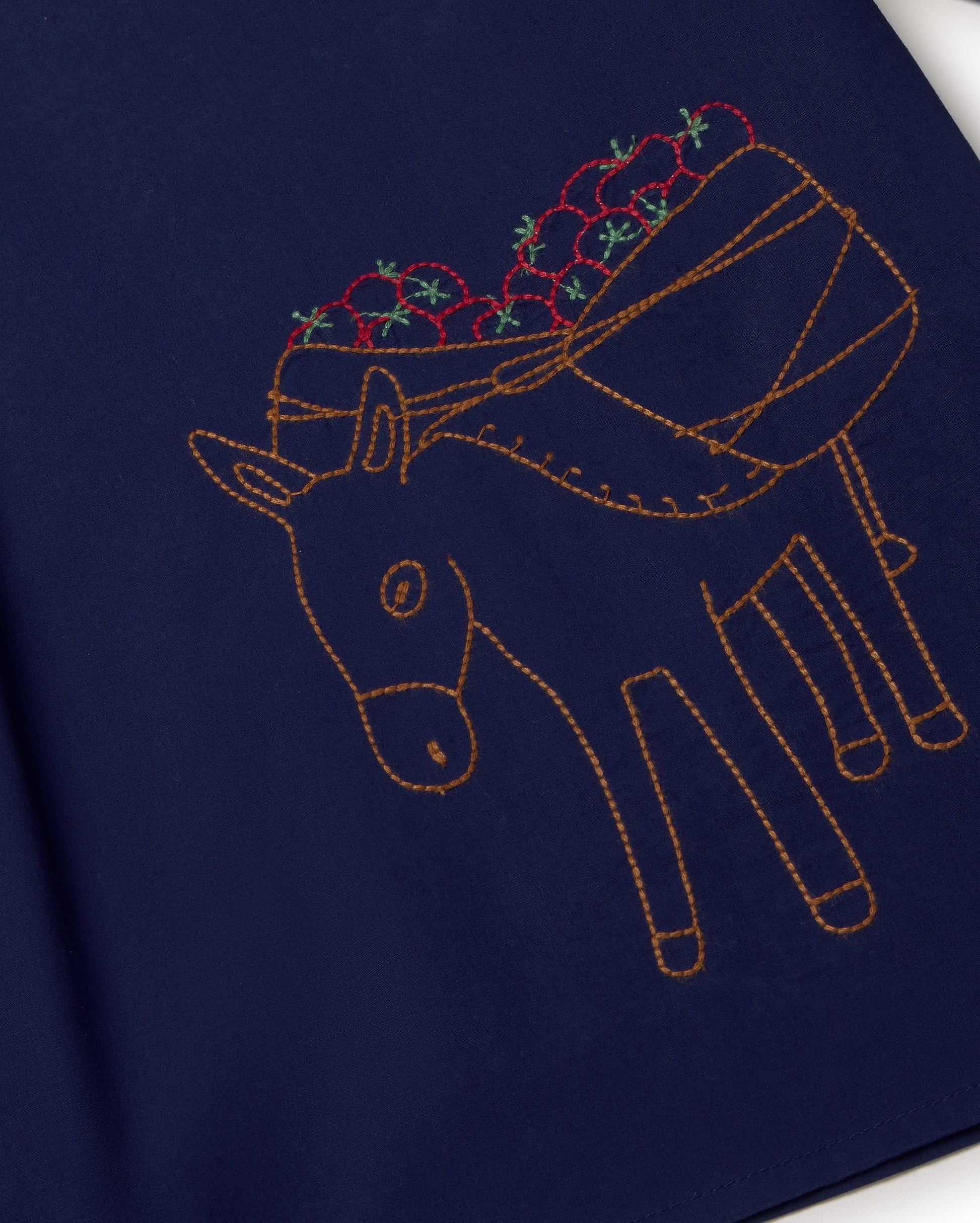 Blusa bordada a mano Duna sostenible silueta - 2