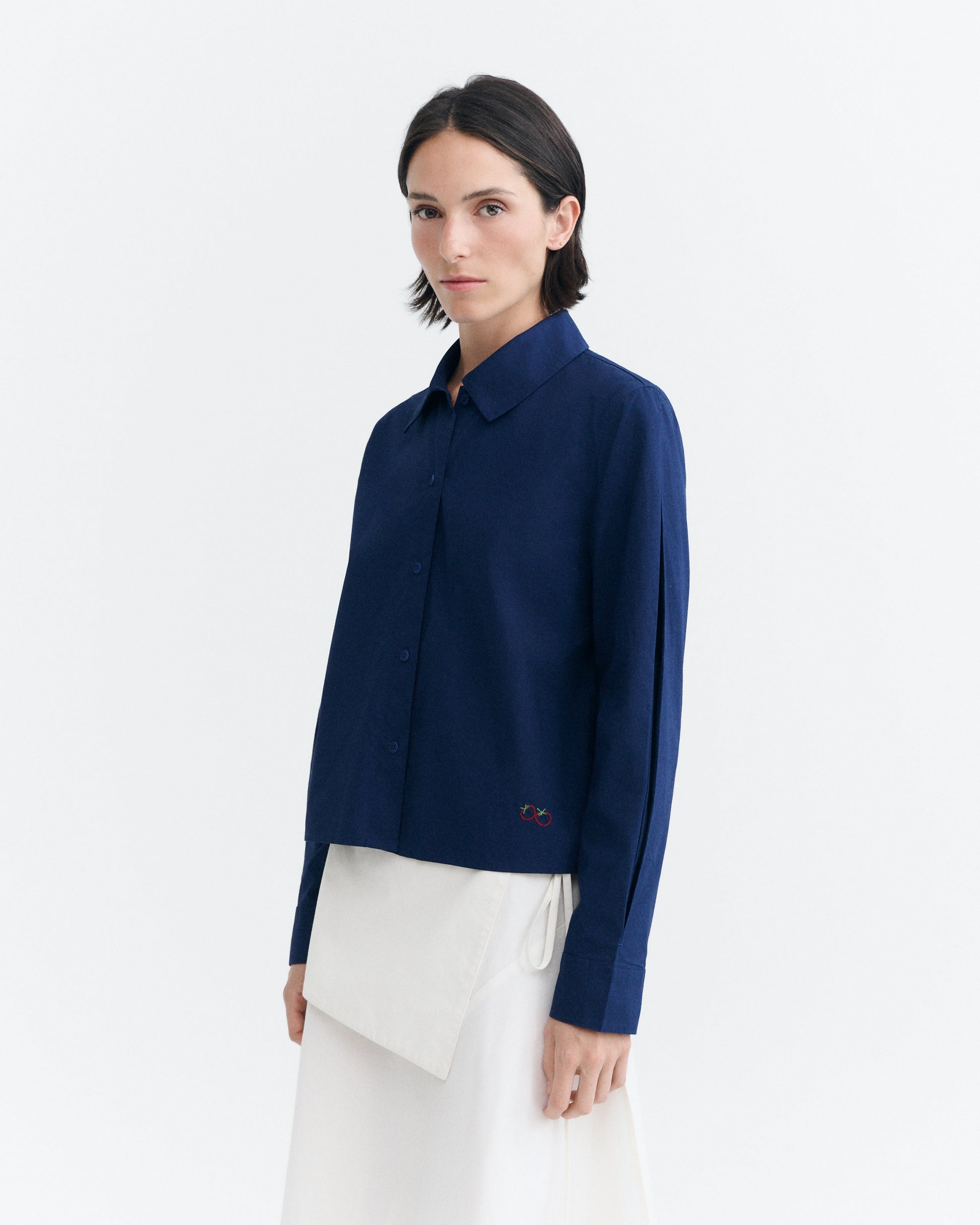Blusa bordada a mano Duna sostenible - 2