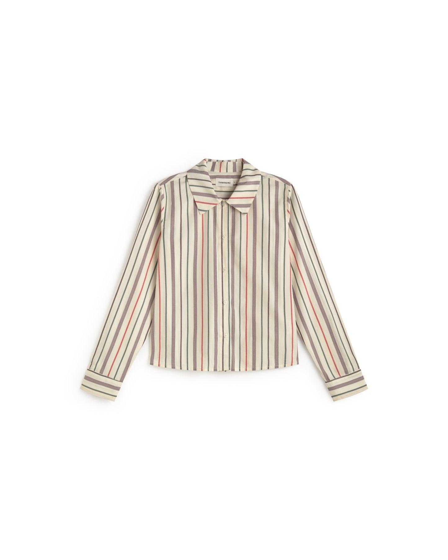 Blusa rayas multicolor Duna sostenible silueta - 1