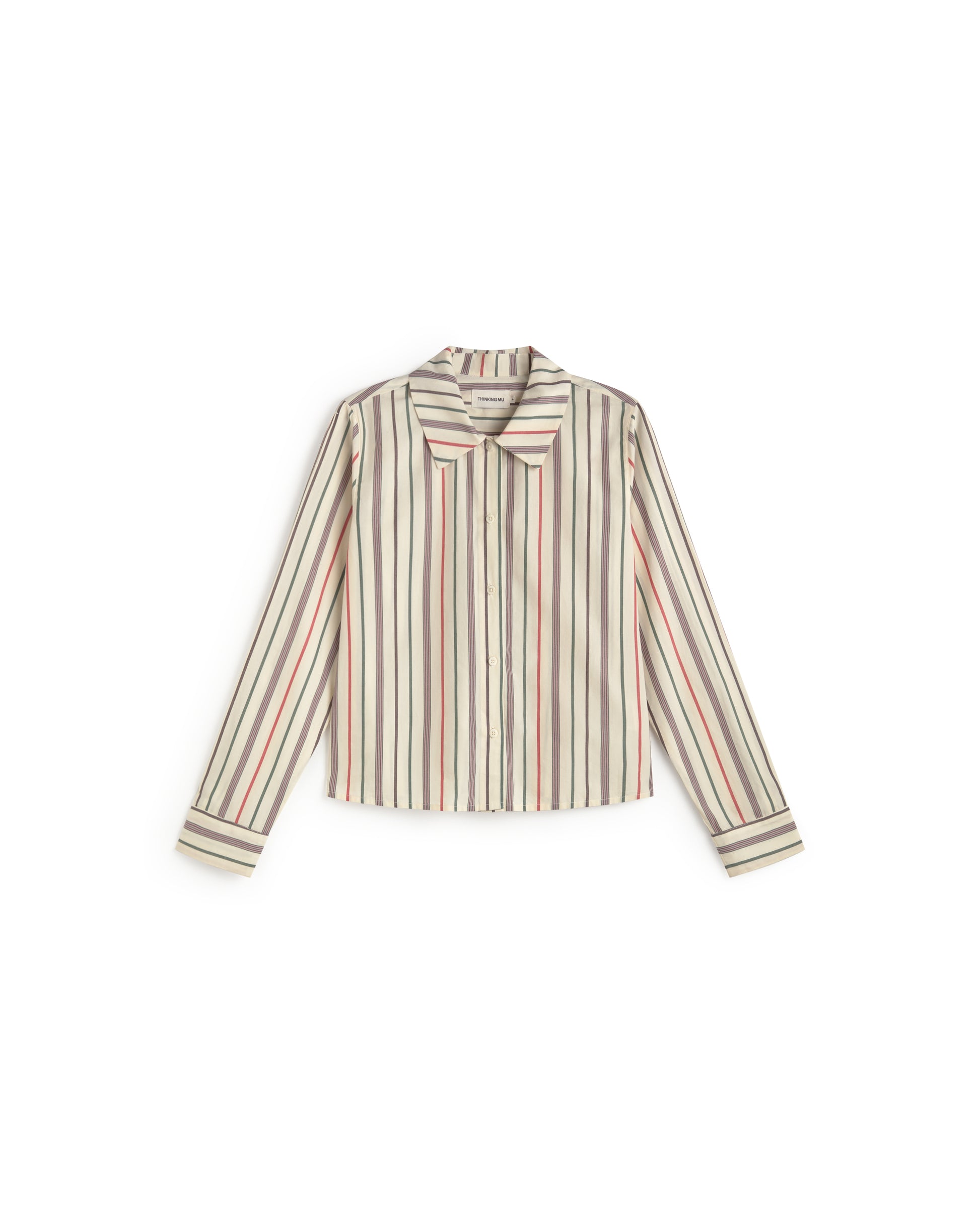 Blusa rayas multicolor Duna sostenible silueta - 1