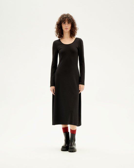 Vestido negro Soraya sostenible-1