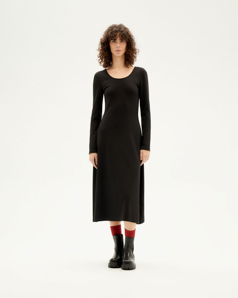 Vestido negro Soraya sostenible-1