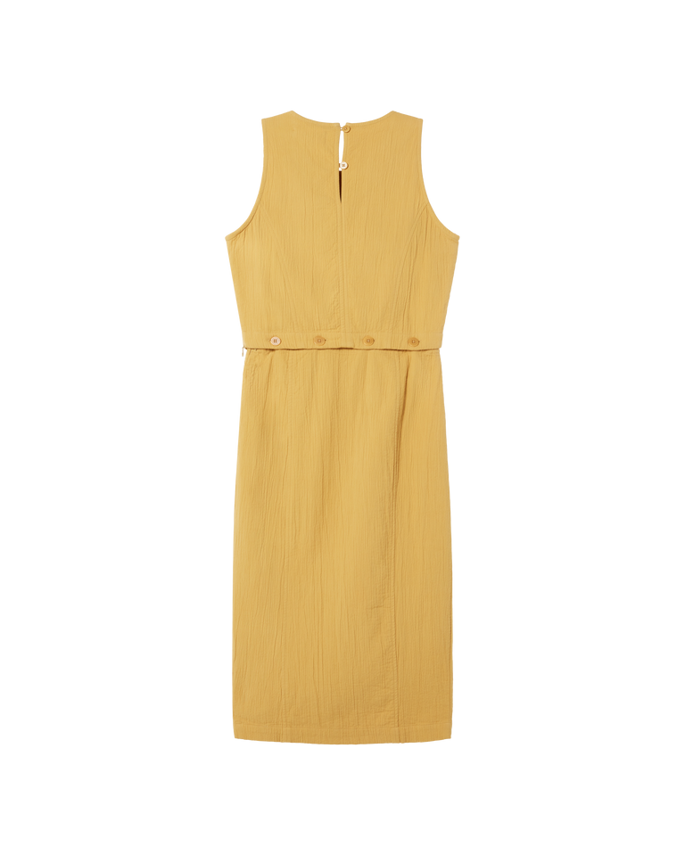 Vestido amarillo Wila sostenible -silueta1