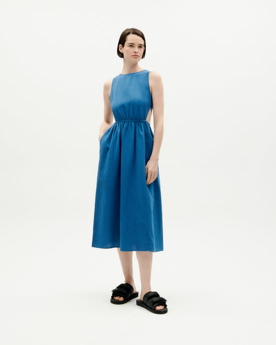 Vestido azul Kin sostenible - 1