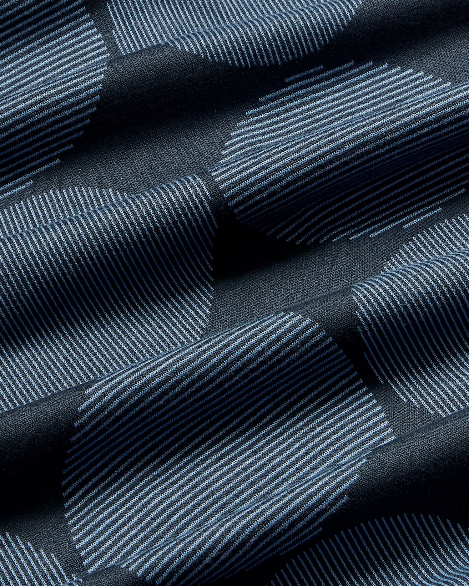 Vestido azul japan Helen sostenible - silueta 2