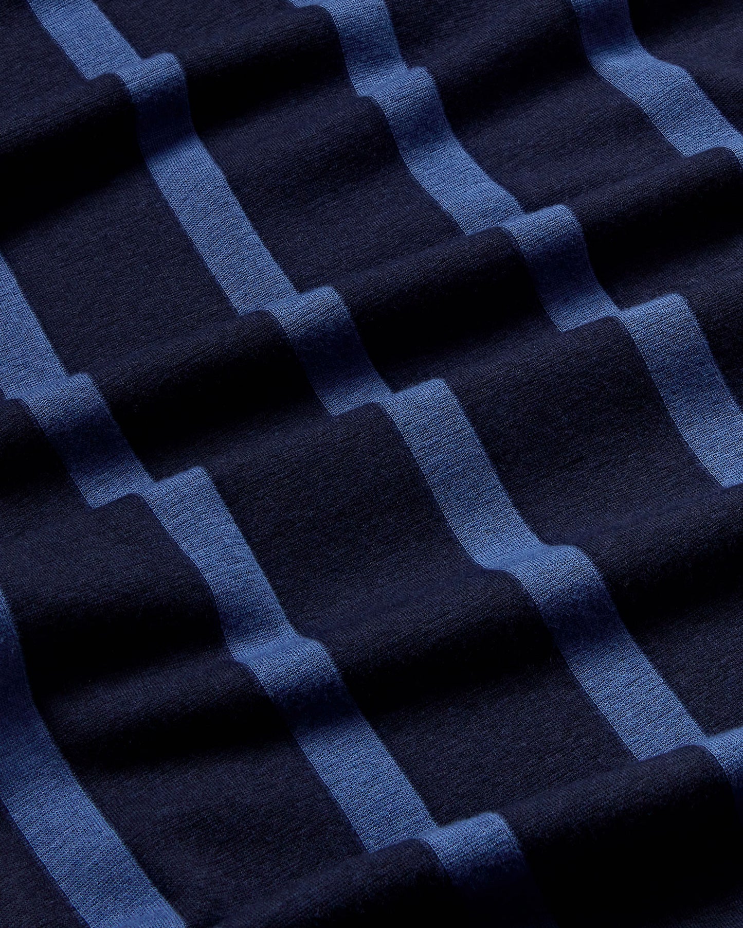 Vestido navy rayas Gina sostenible - silueta 2