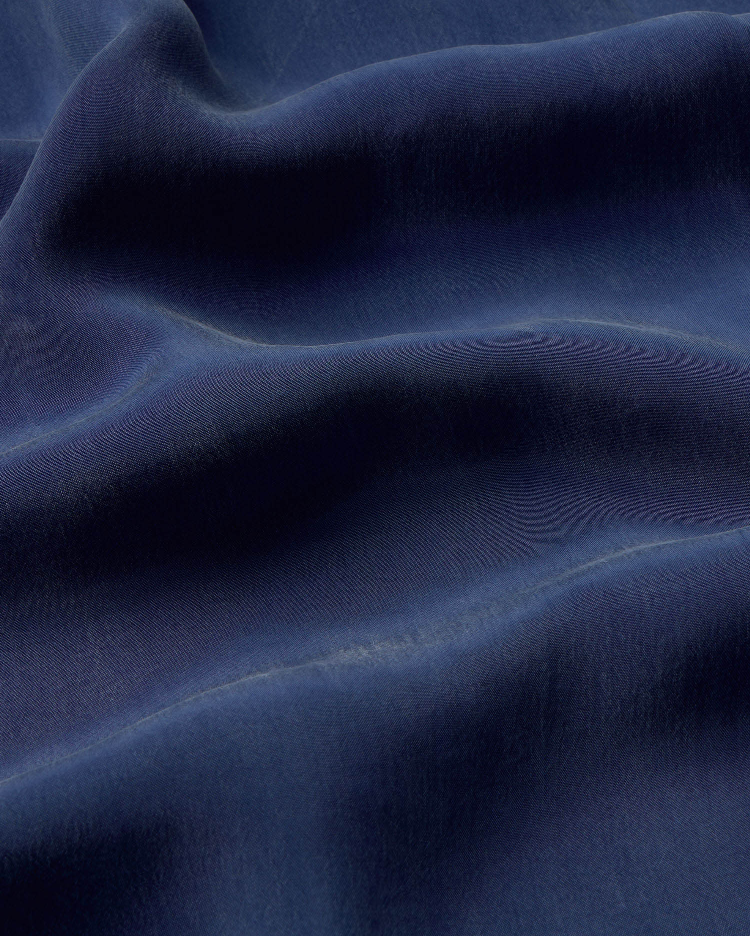 Vestido azul cupro Kin sostenible - silueta 2