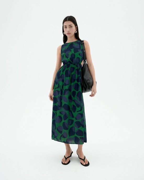 Vestido verde leaf Kin sostenible-1