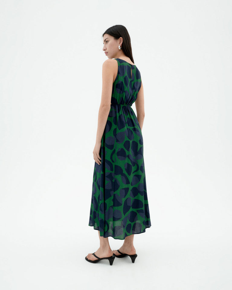 Vestido verde leaf Kin sostenible-2