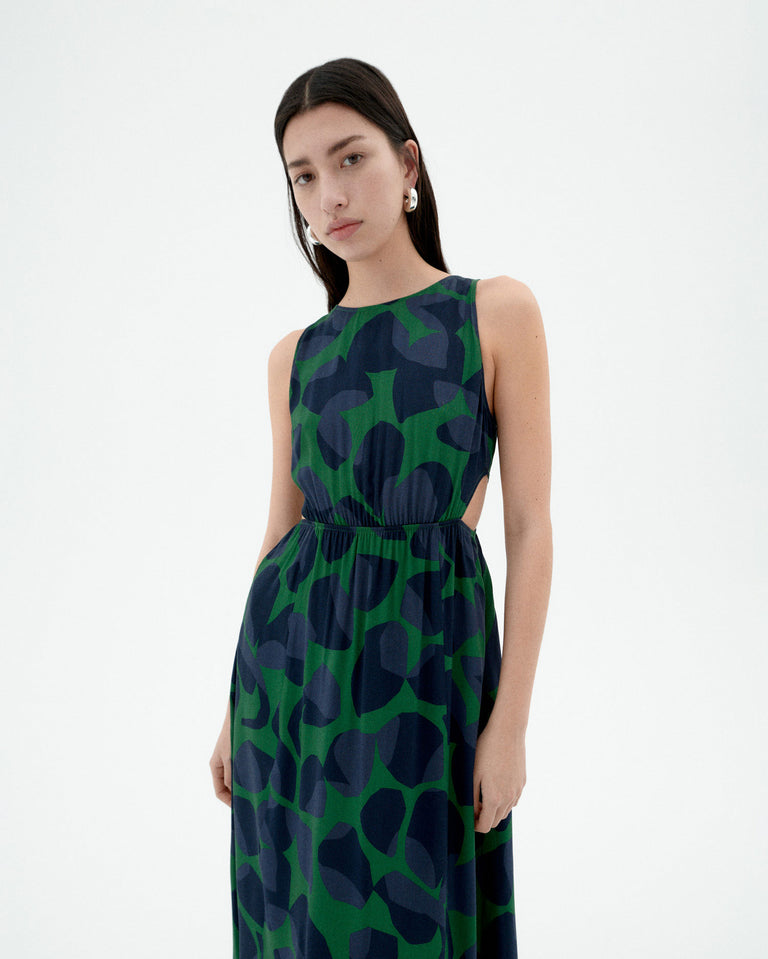 Vestido verde leaf Kin sostenible-3