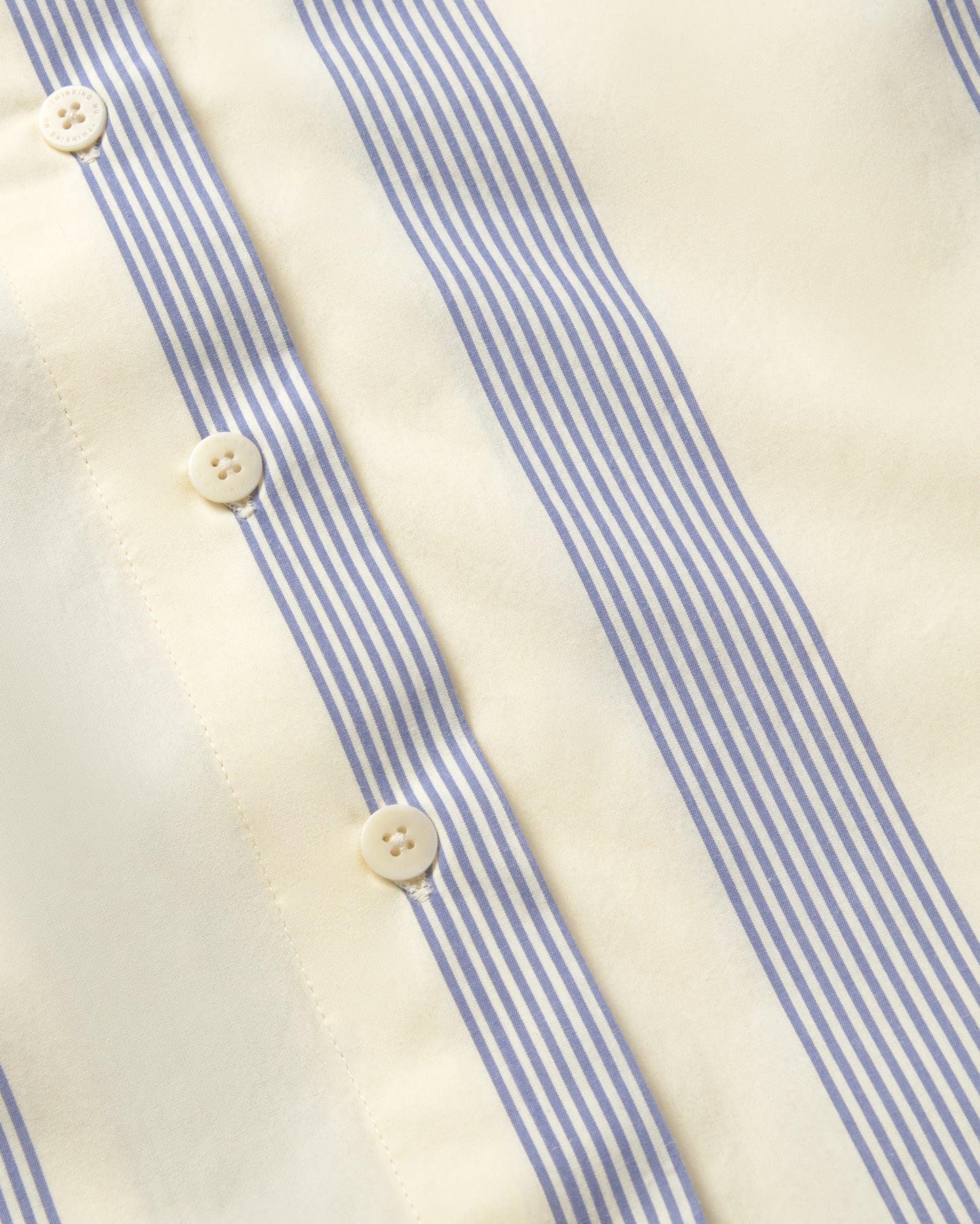 Vestido rayas azules Gianna sostenible - silueta 4