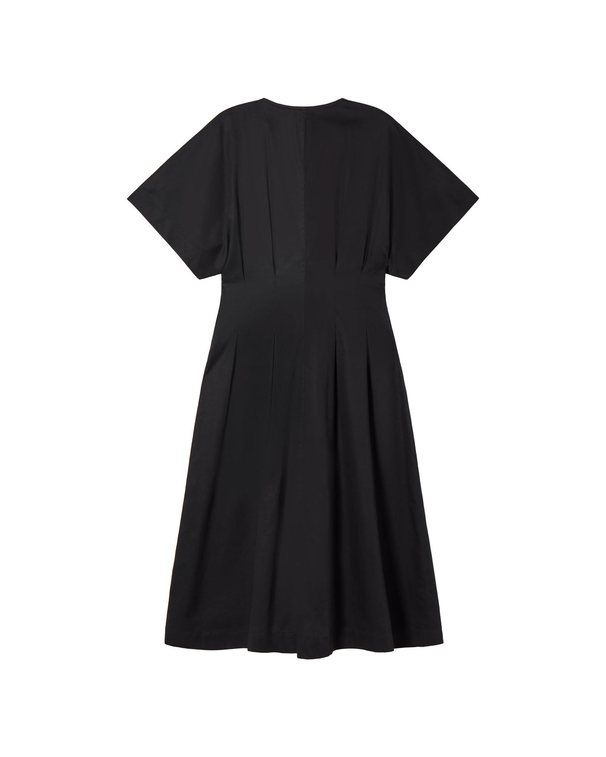 Vestido negro Laura sostenible - silueta 2