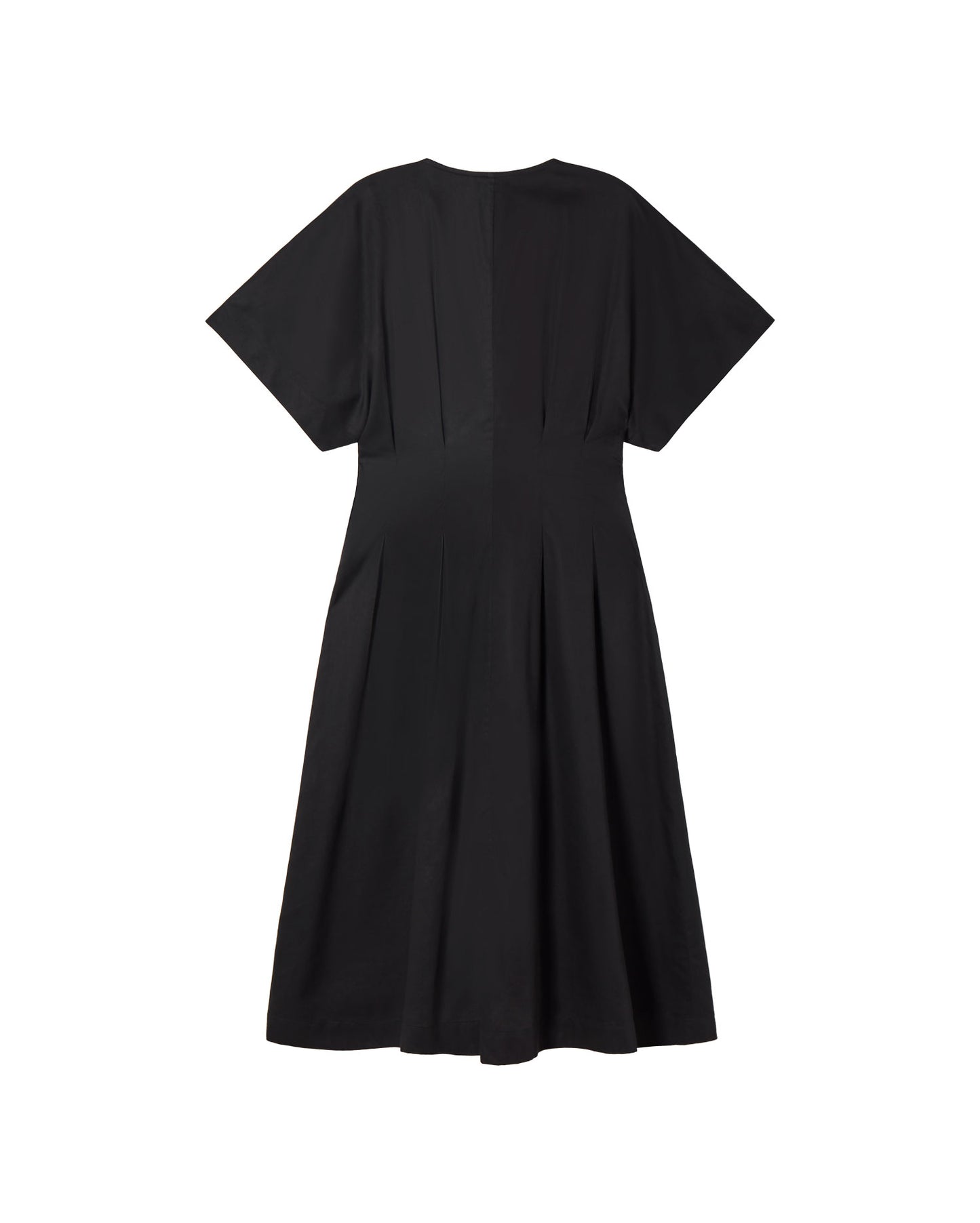 Vestido negro Laura sostenible - silueta 2