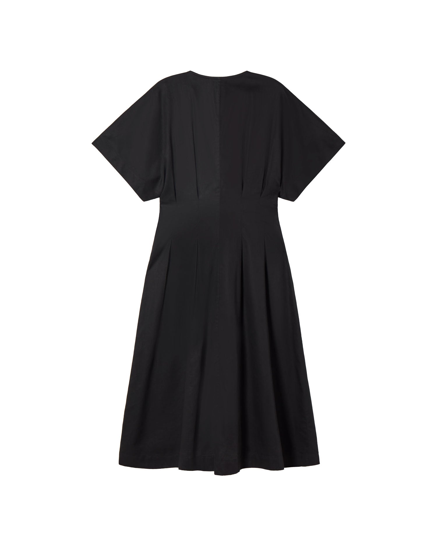 Vestido negro Laura sostenible - silueta 2