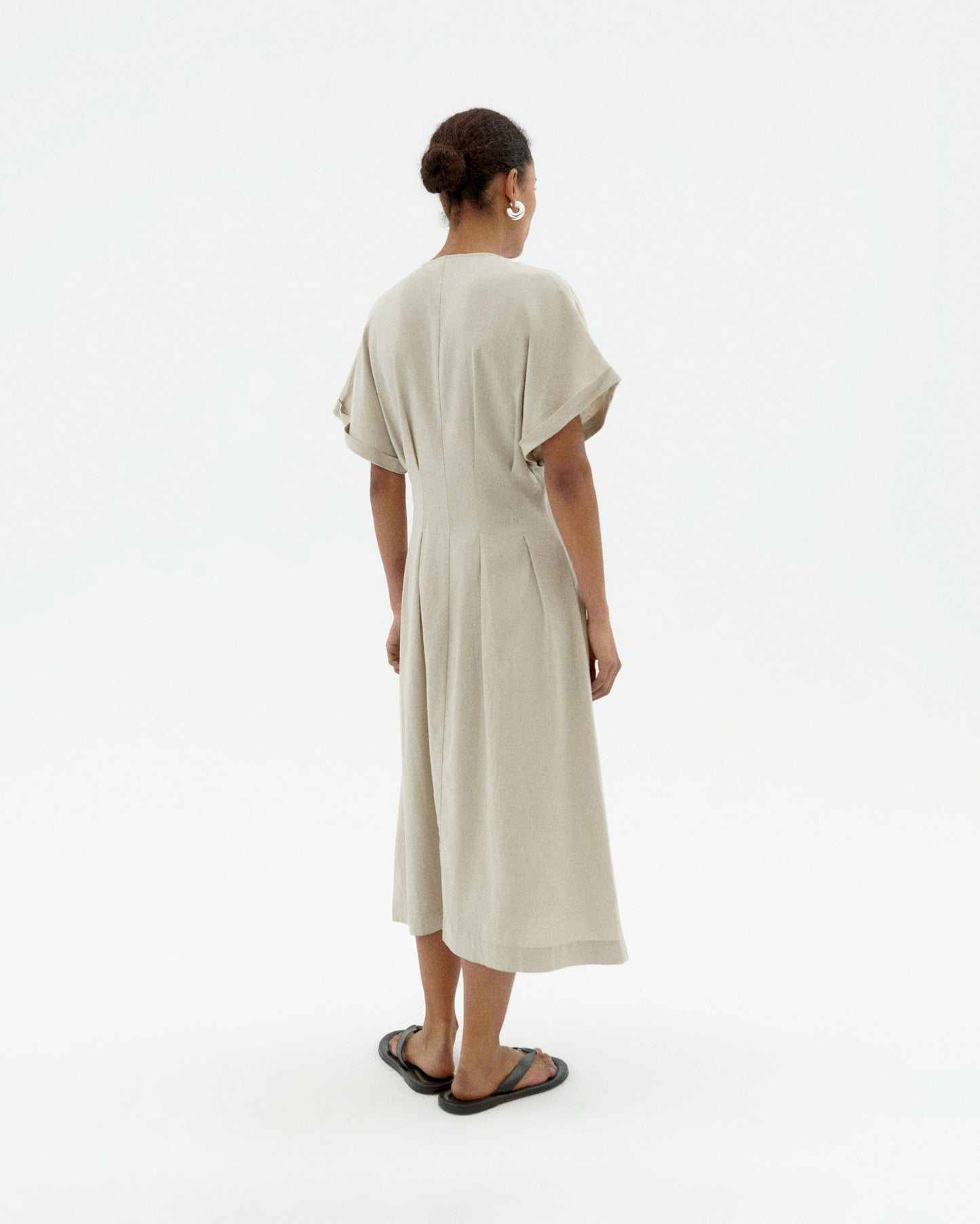 Vestido crudo hemp Laura sostenible-2
