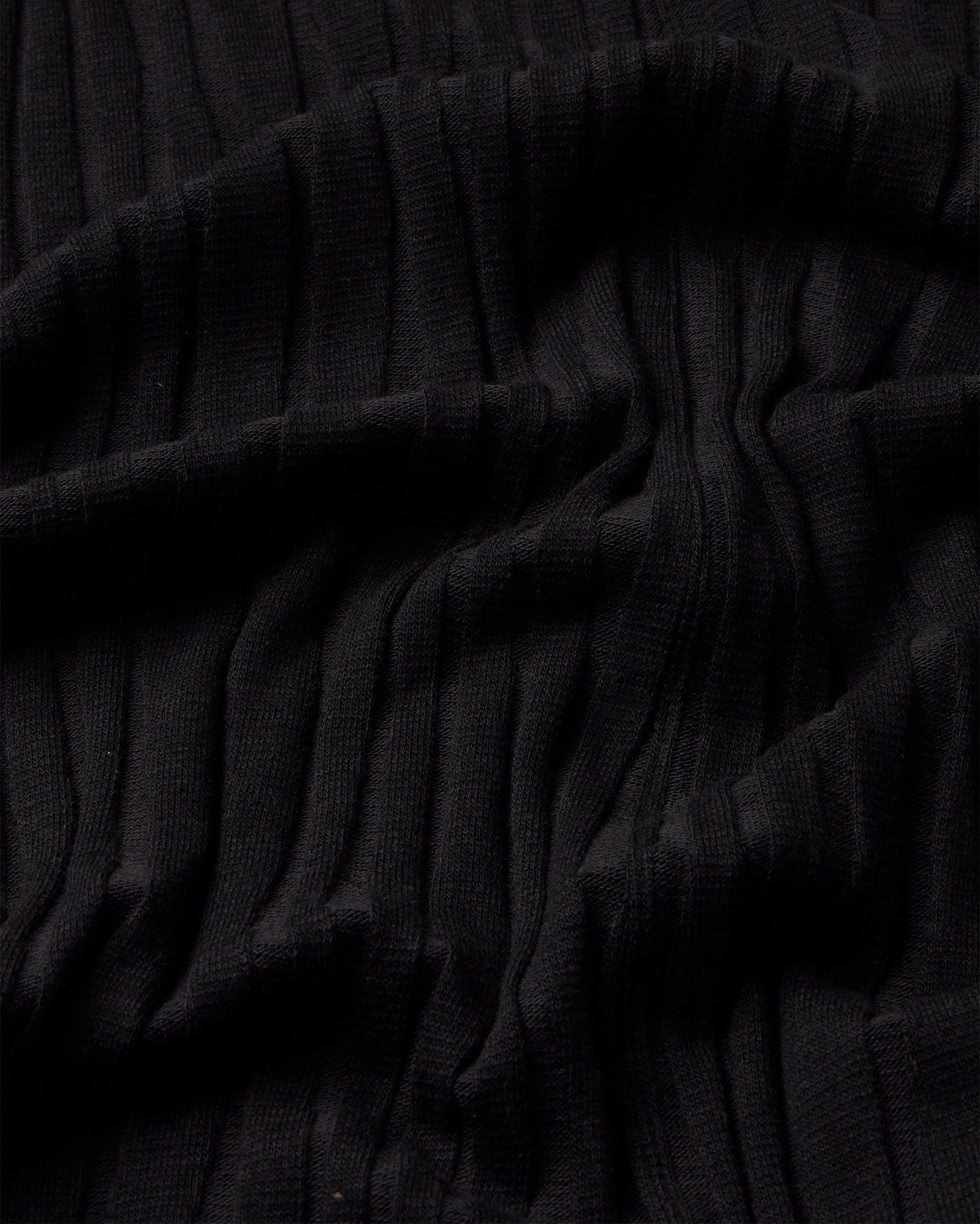 Vestido negro punto Sade sostenible - silueta 4