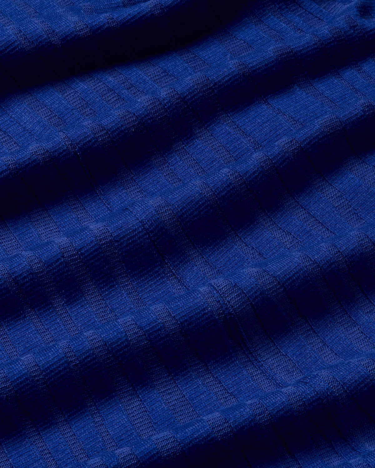 Vestido azul punto Sade sostenible - silueta 1