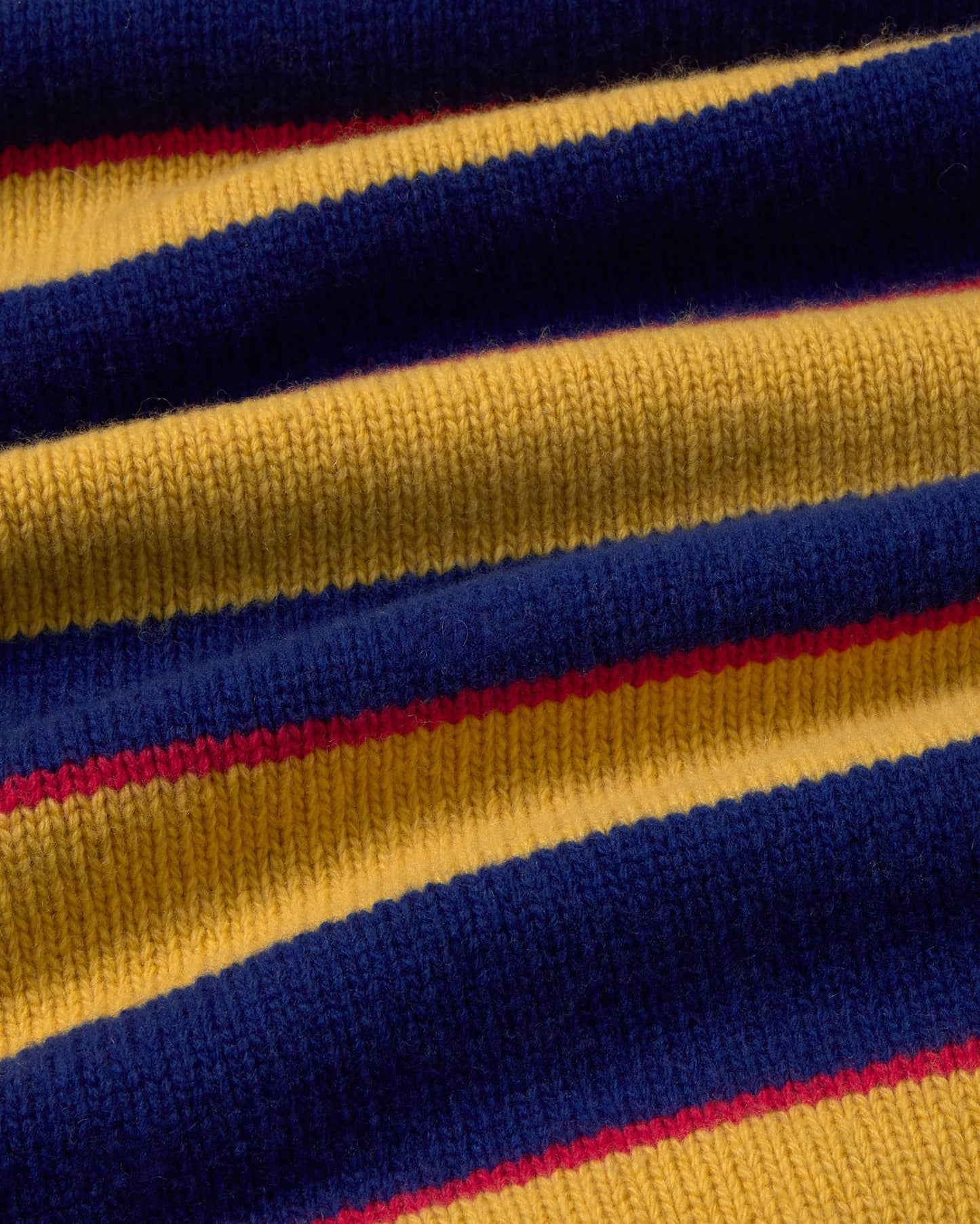 Vestido corto oversize lana rayas Otilia sostenible silueta - 2