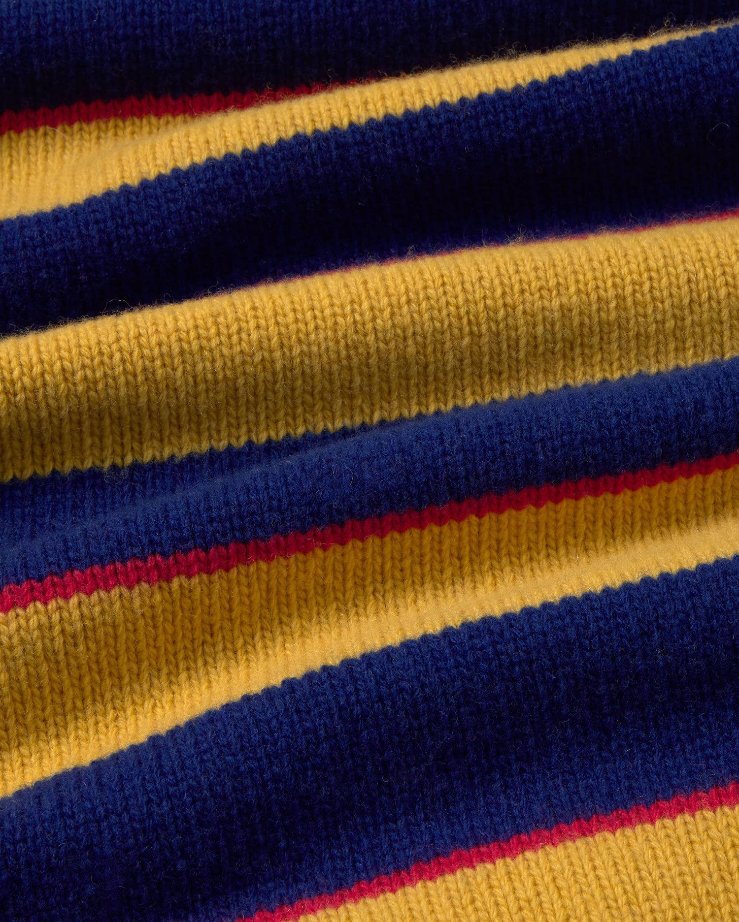 Vestido corto oversize lana rayas Otilia sostenible silueta - 2