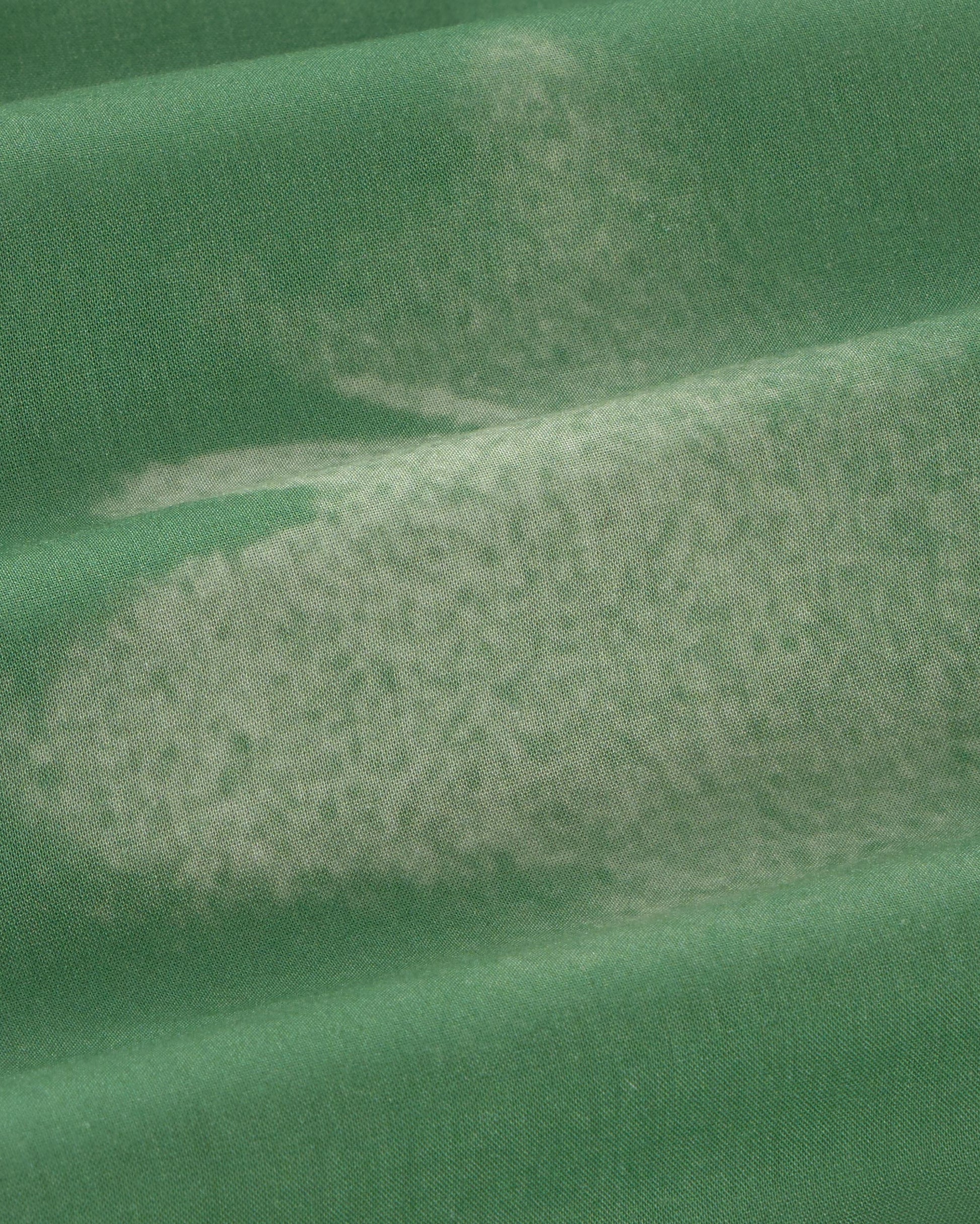 Vestido largo verde tipia Sunniva sostenible silueta - 2