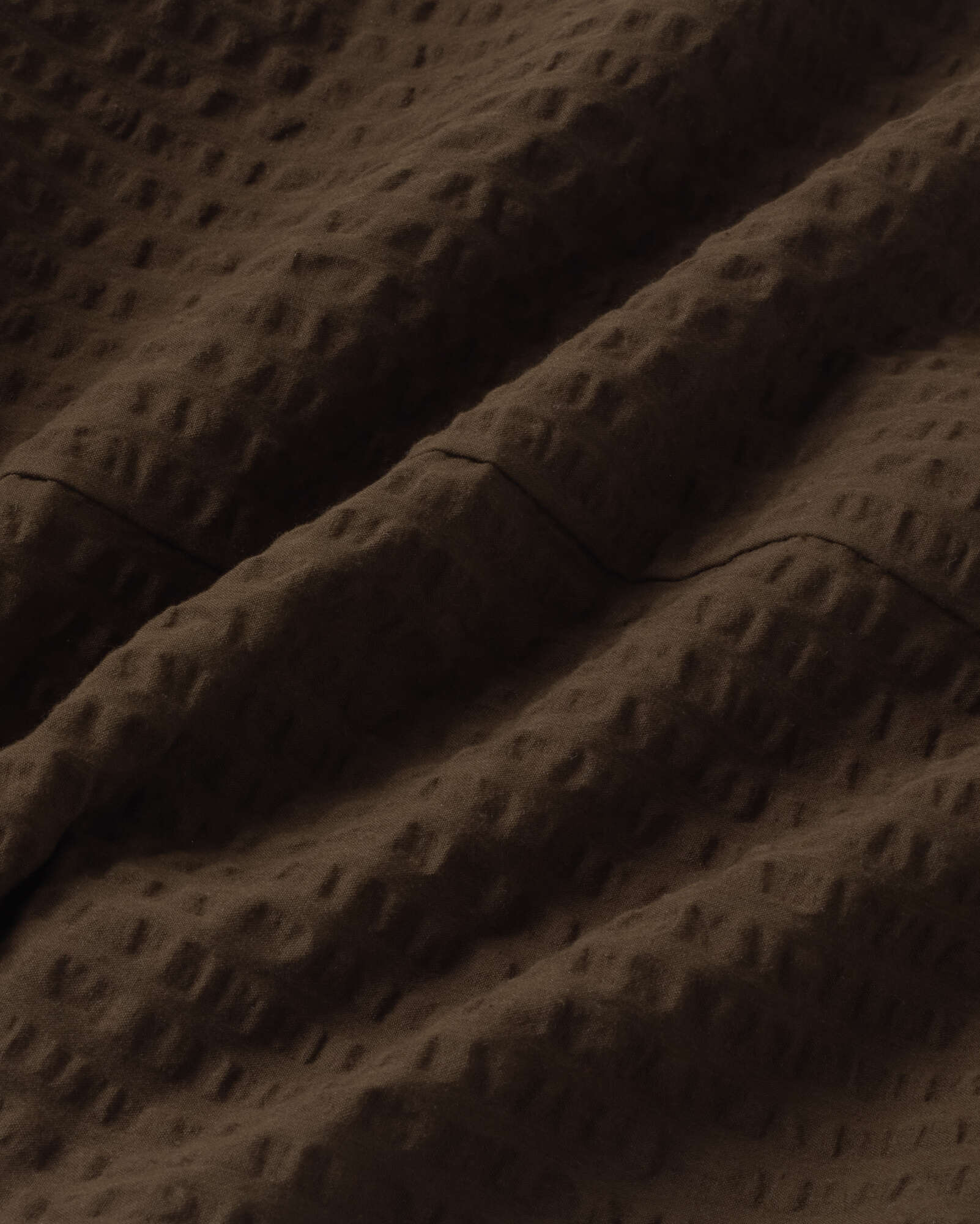 Vestido largo seersucker Sunniva sostenible silueta - 2