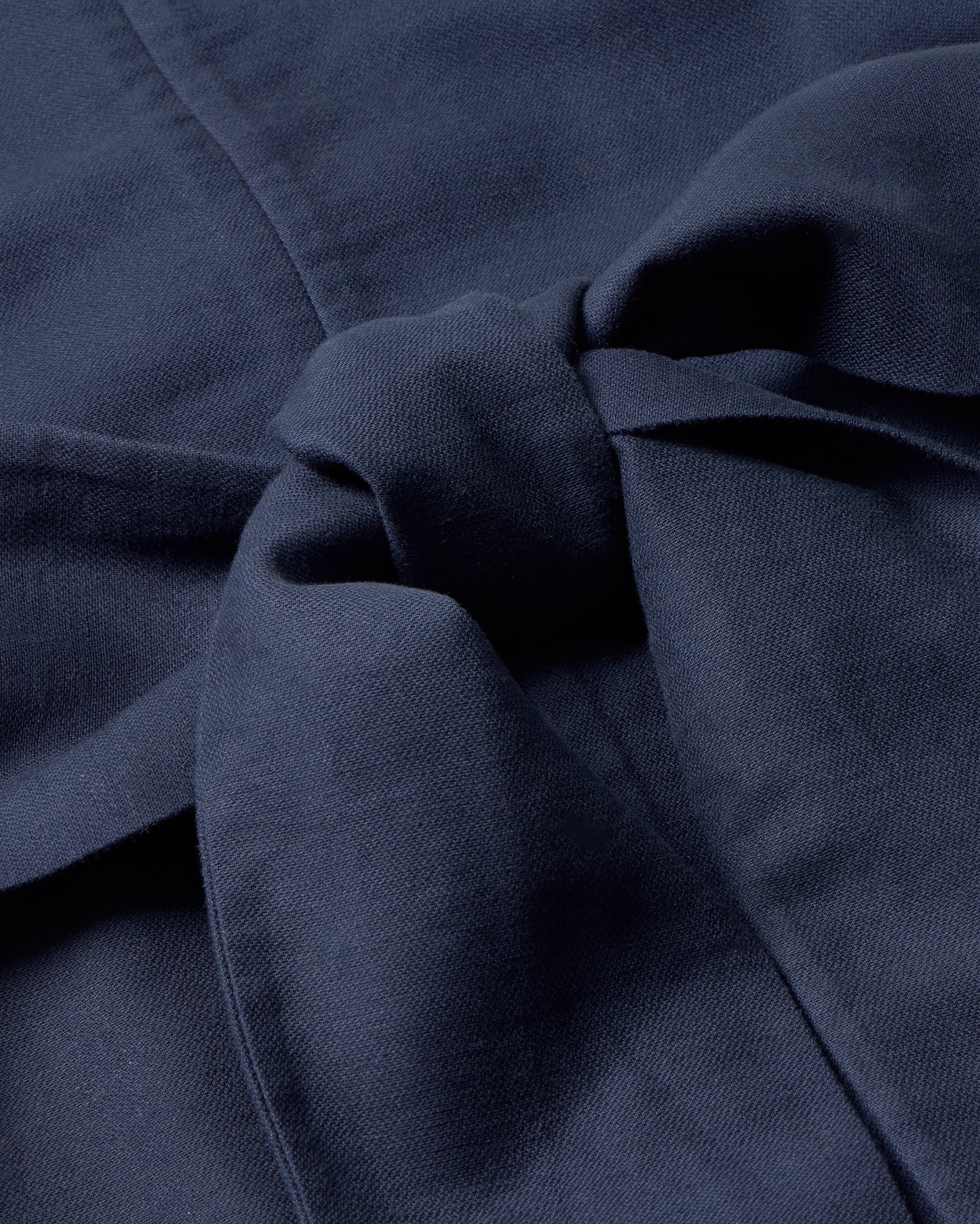 Vestido corto navy hemp Kieran sostenible silueta - 2