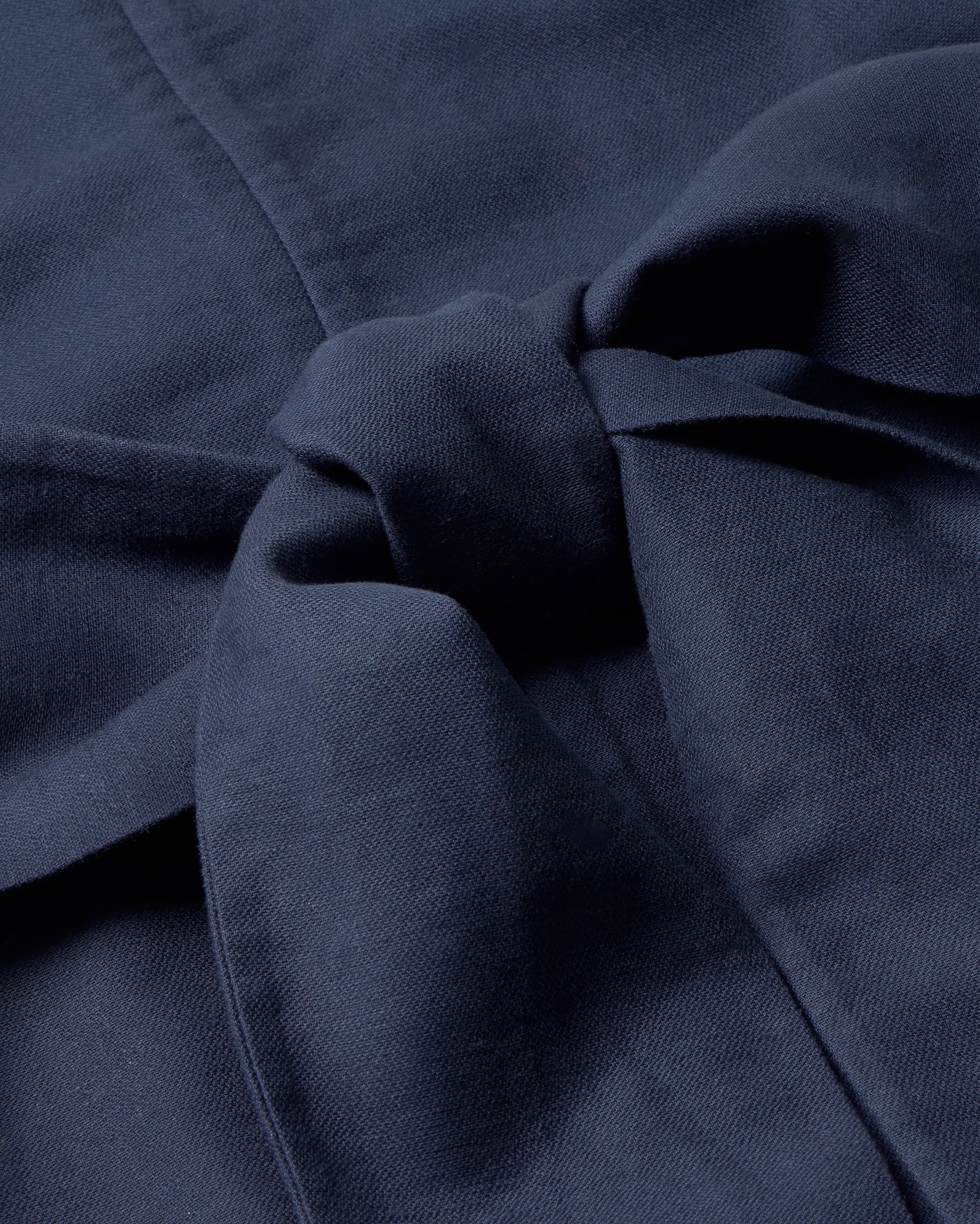 Vestido corto navy hemp Kieran sostenible silueta - 2