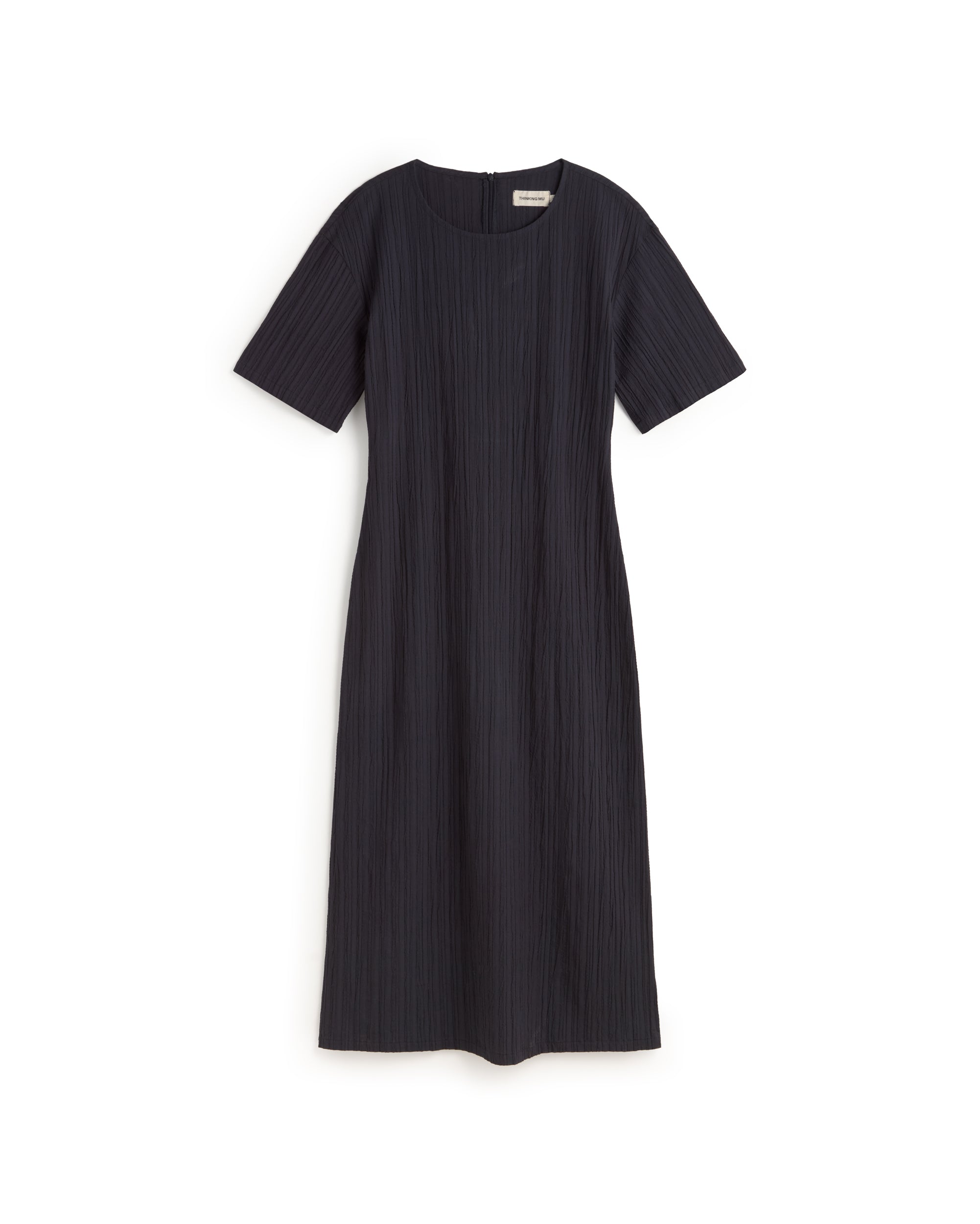 Women's Dress Long Back Opening Kina | Thinking Mu