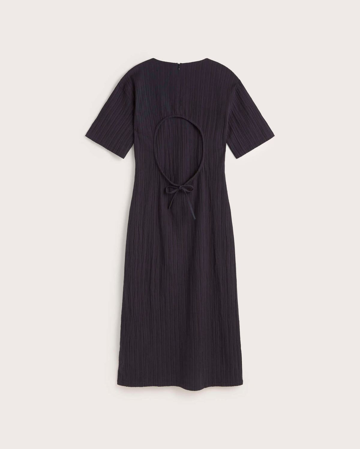 Vestido largo popcorn abertura espalda Kina sostenible silueta - 3