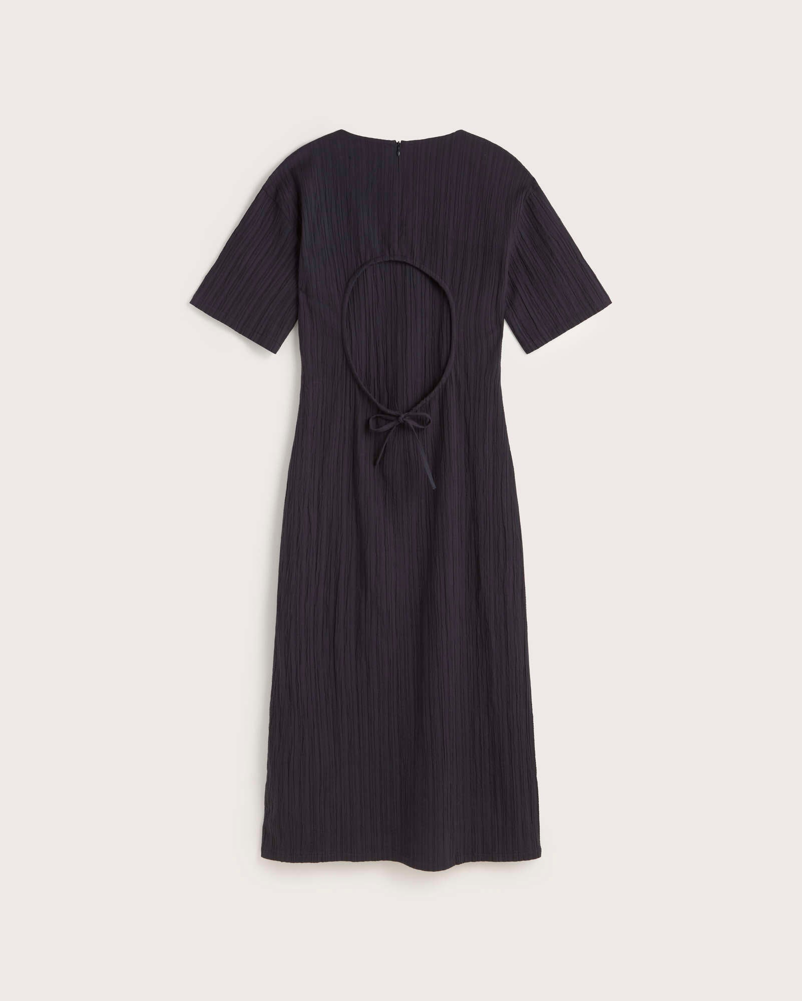 Vestido largo popcorn abertura espalda Kina sostenible silueta - 3