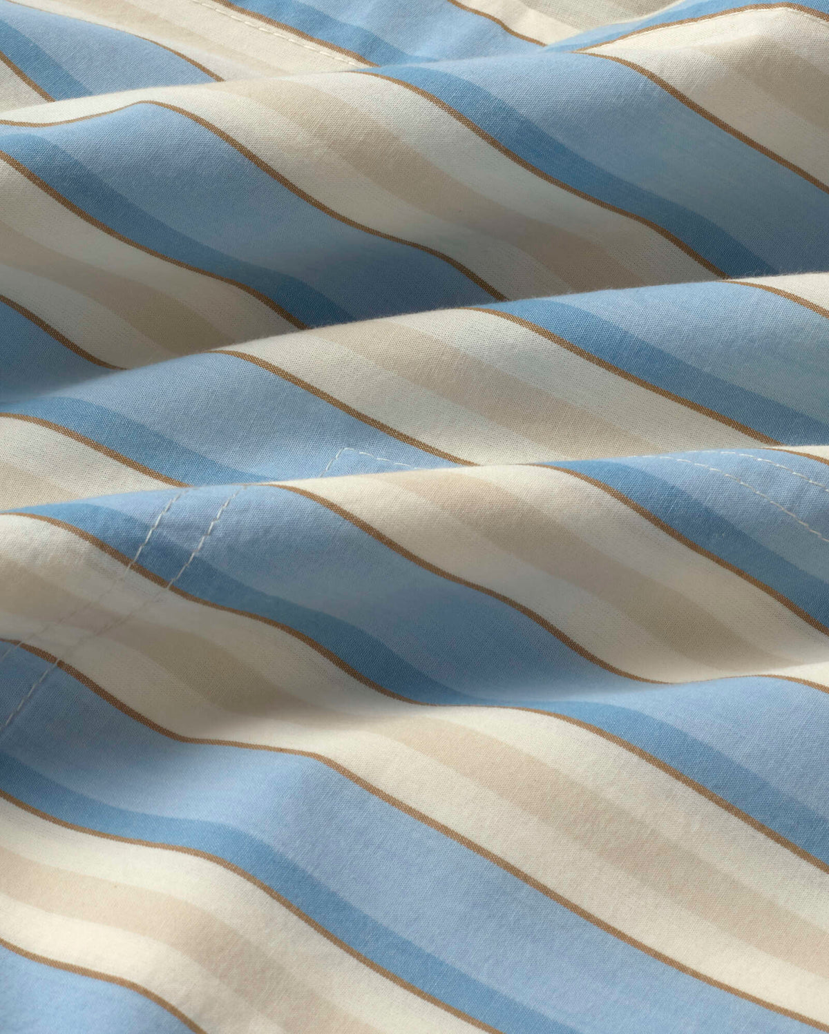 Vestido camisero corto rayas Aurel sostenible silueta - 2