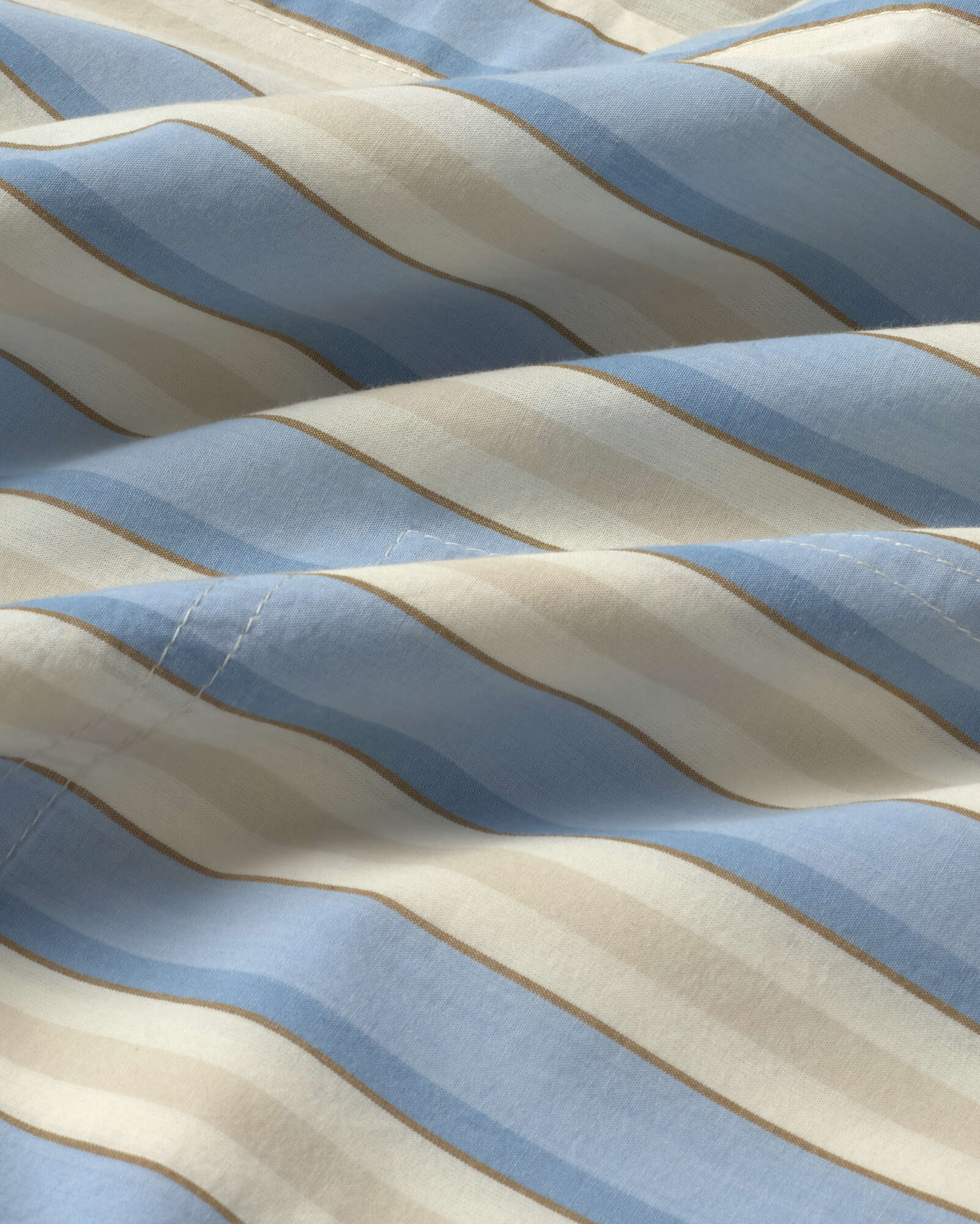 Vestido camisero corto rayas Aurel sostenible silueta - 2