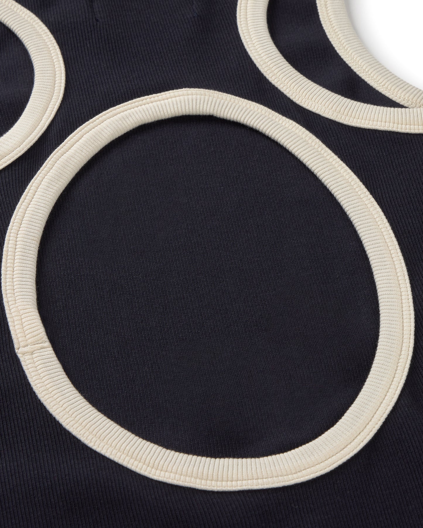 Vestido slim navy abertura espalda Doechi sostenible silueta - 2