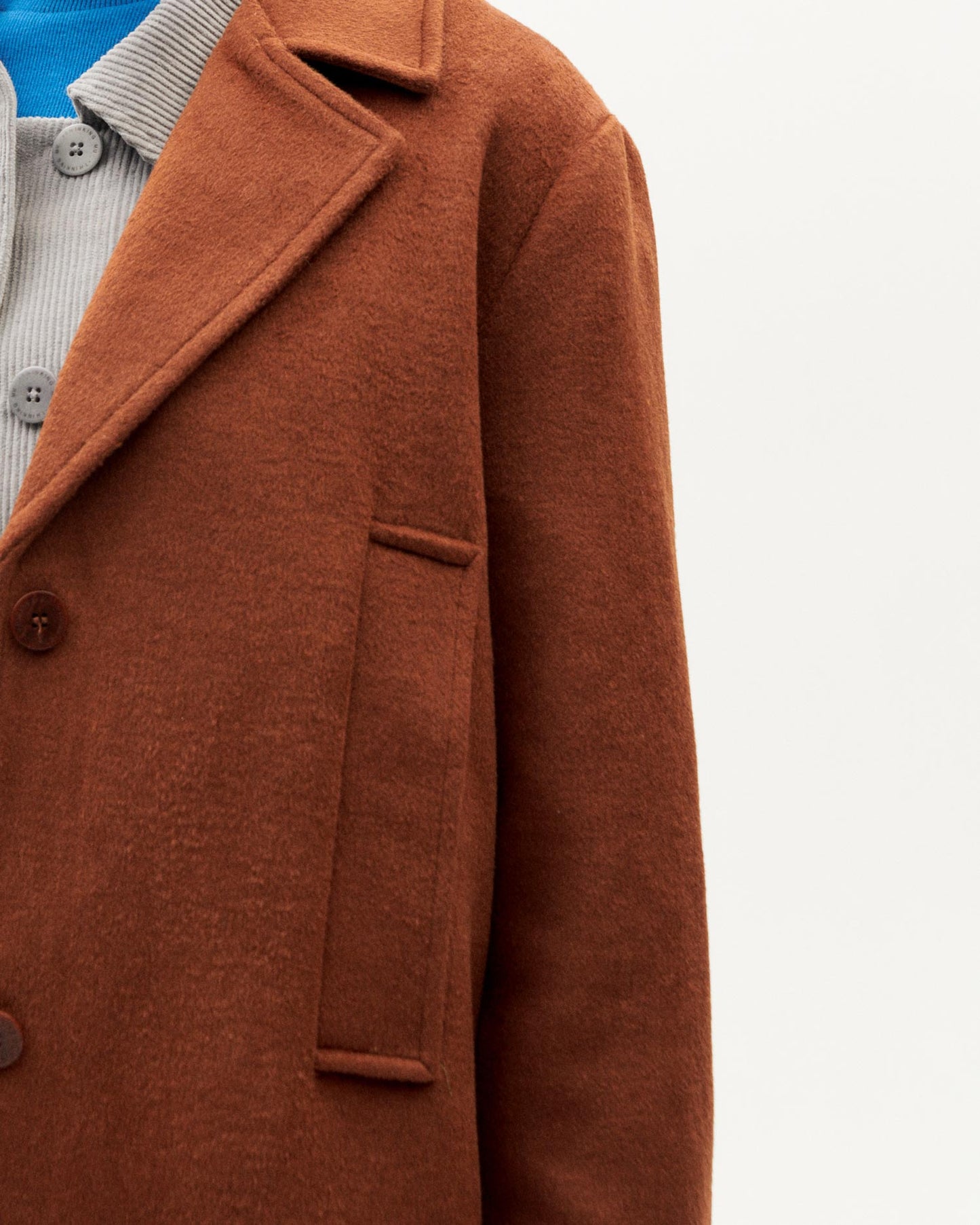 Brown wool Rita coat