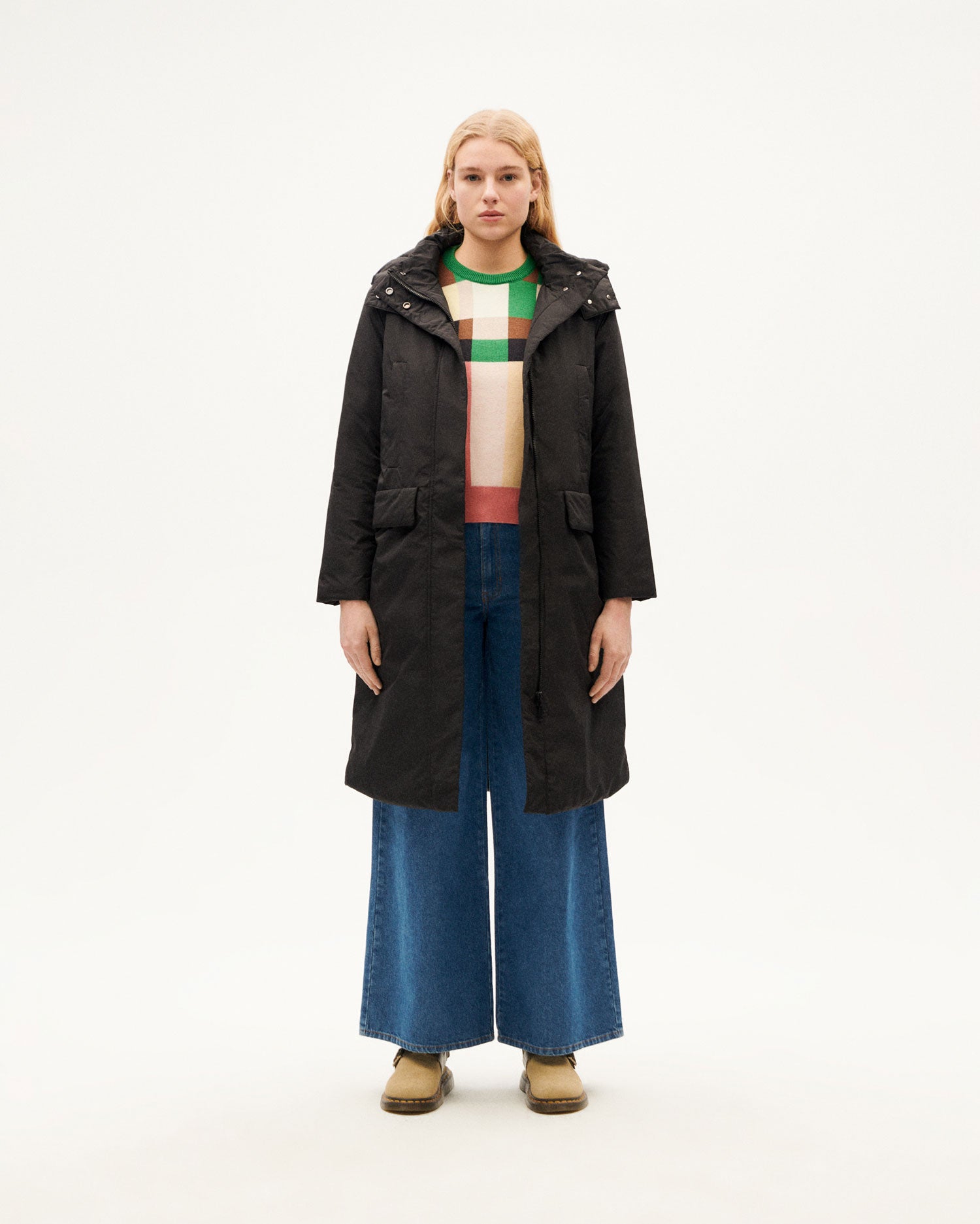 Chaqueta negra Lila sostenible-2