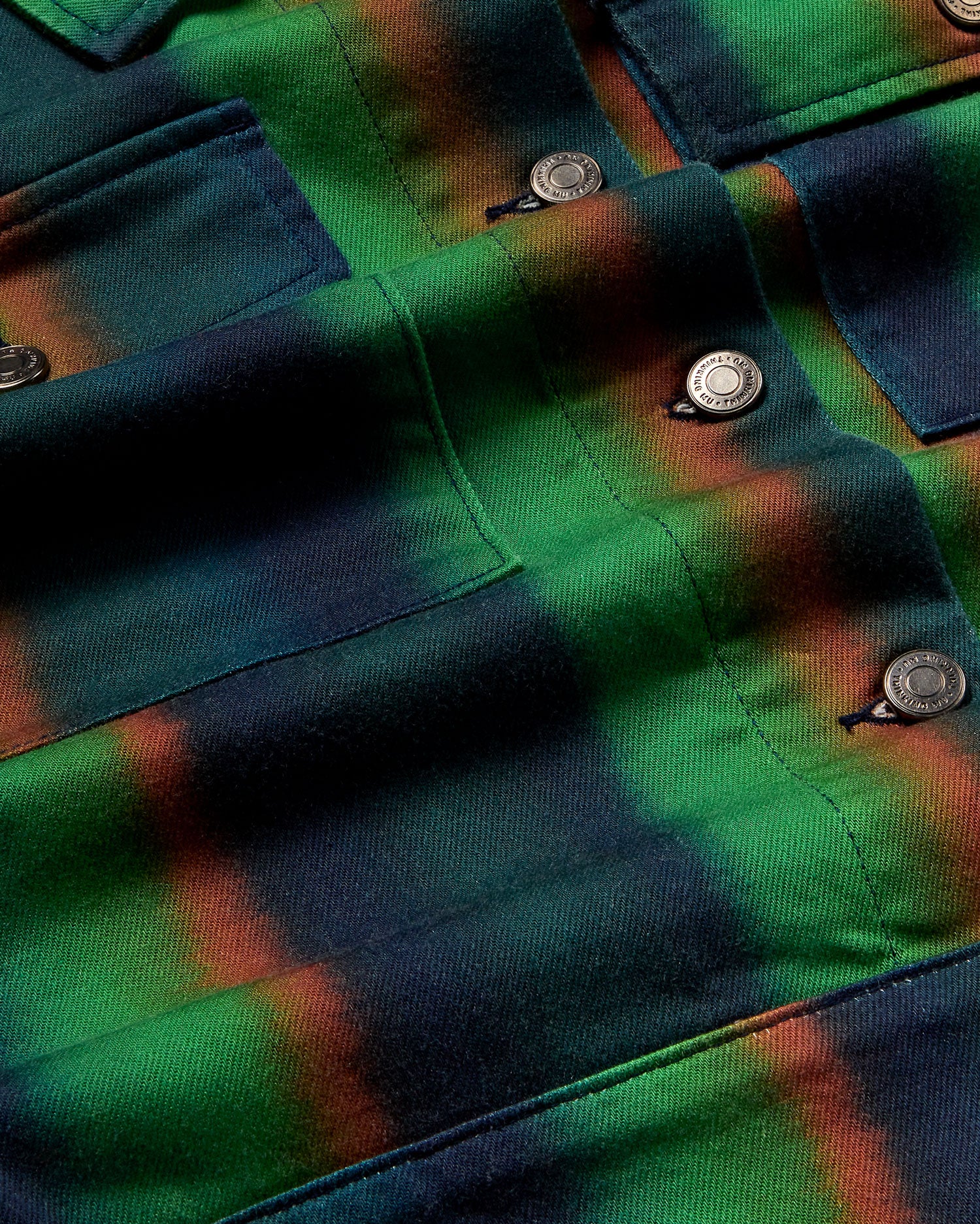 Chaqueta verde swamp Frans sostenible - silueta 2