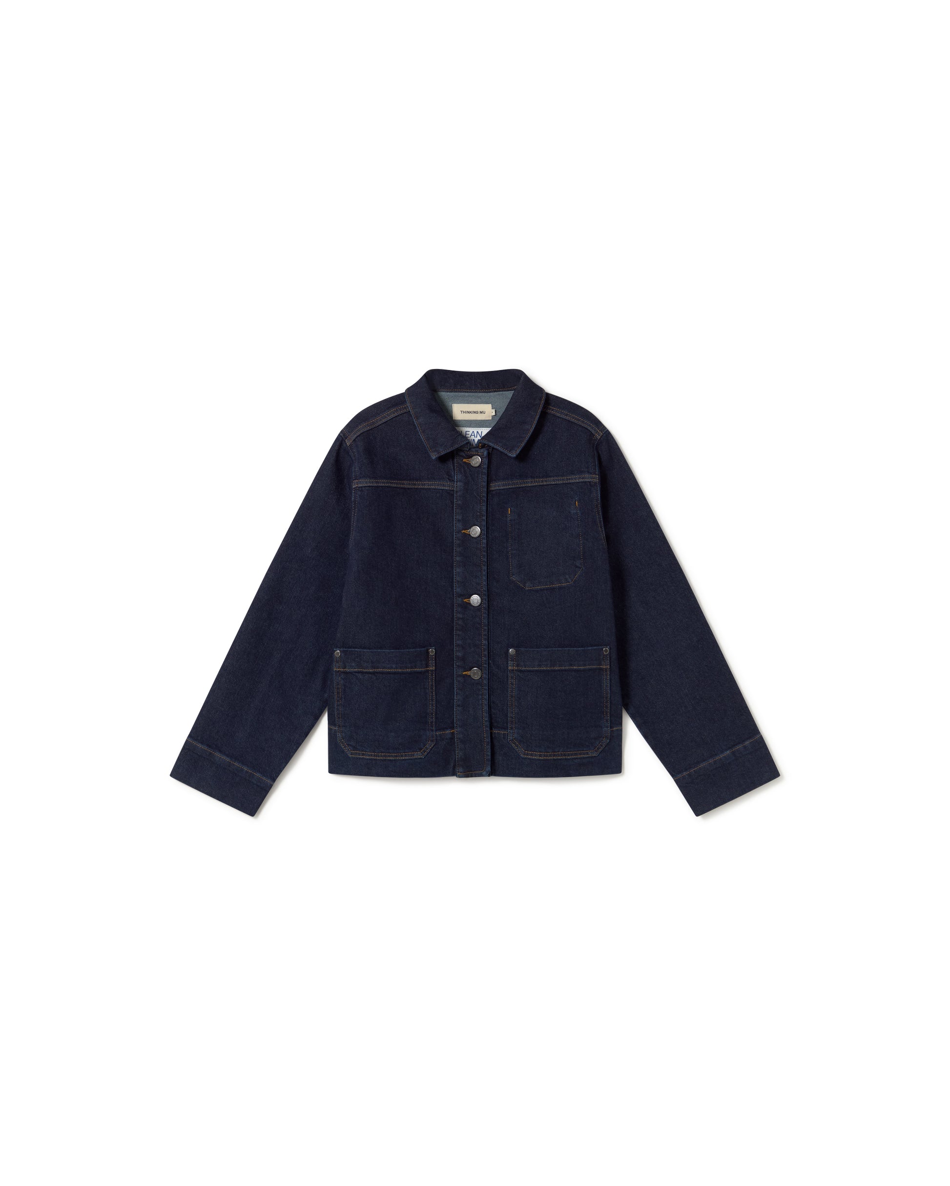 Chaqueta denim medium wash Debbie - silueta 1