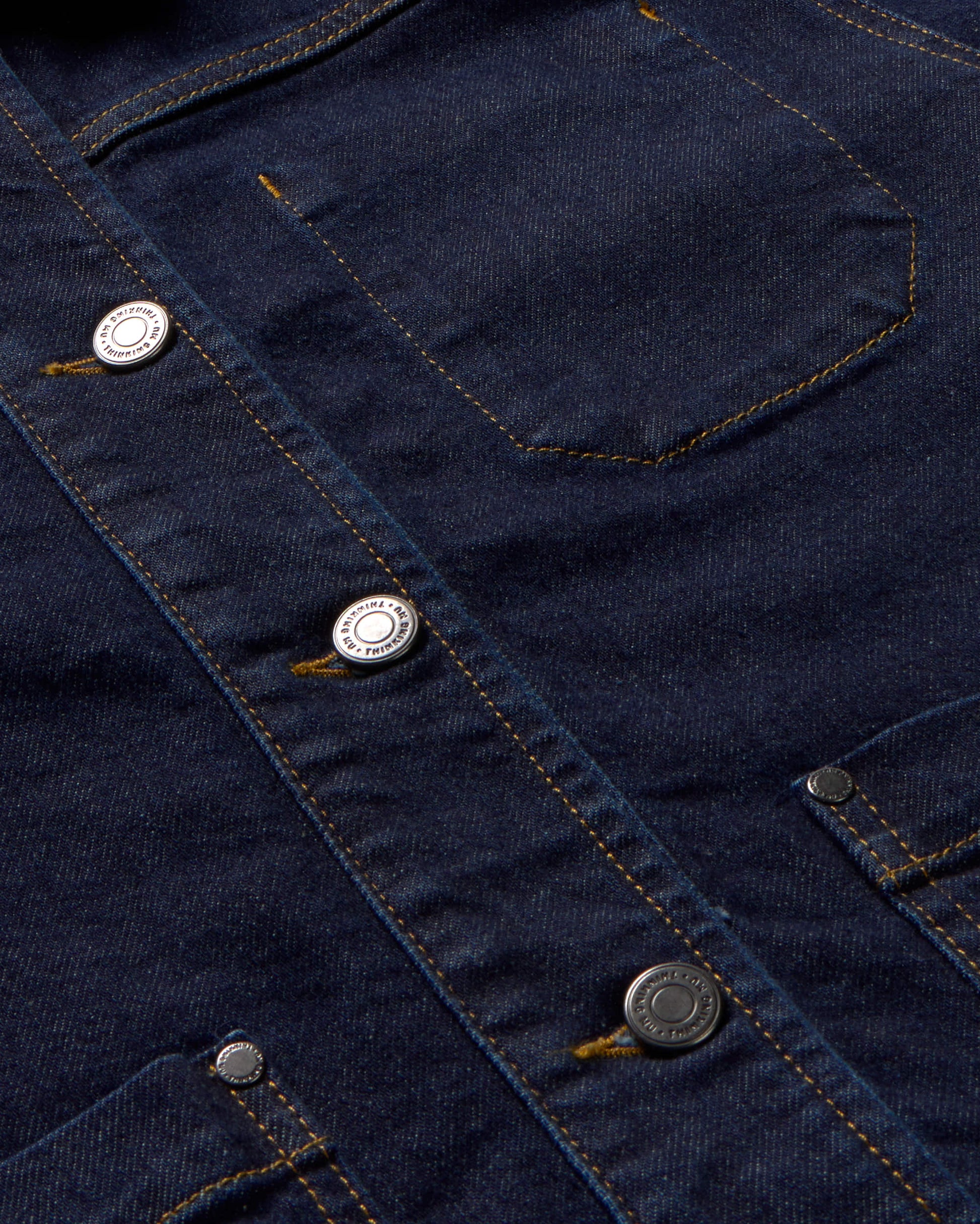 Chaqueta denim medium wash Debbie - silueta 2