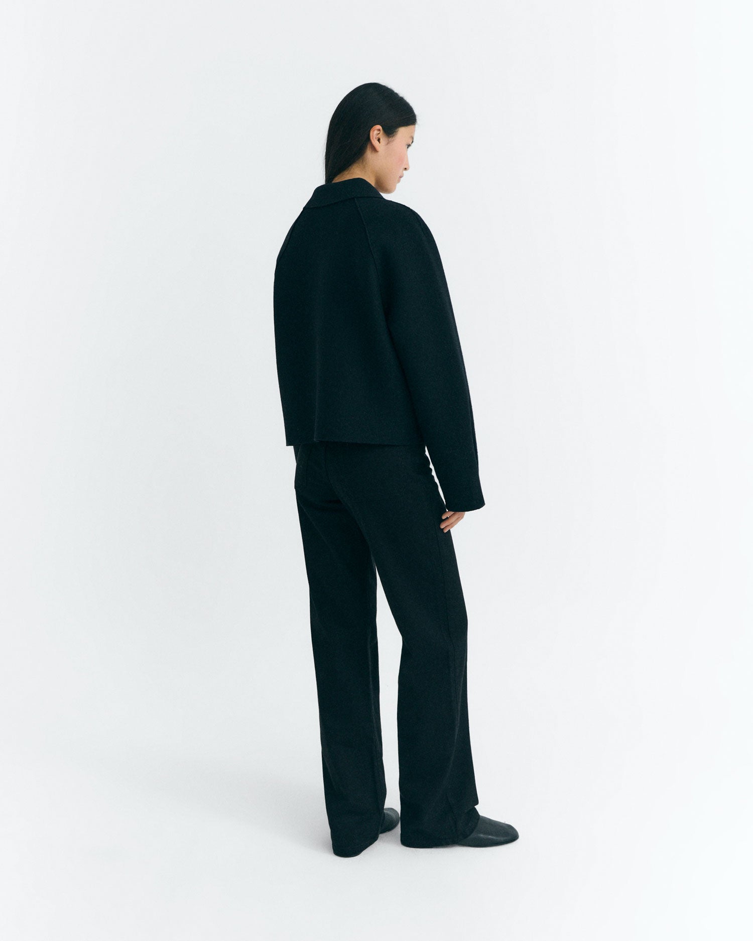 Chaqueta relaxed lana fina Daria sostenible - 5