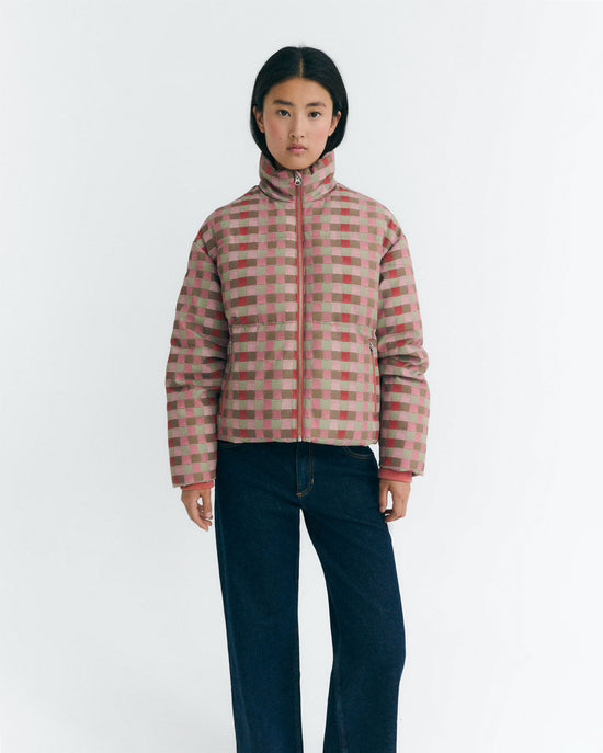 Chaqueta acolchada cuadros Gemma sostenible - 1