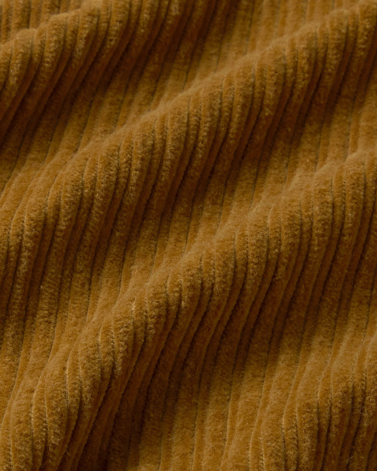 Chaqueta pana marrón Celia sostenible silueta - 2