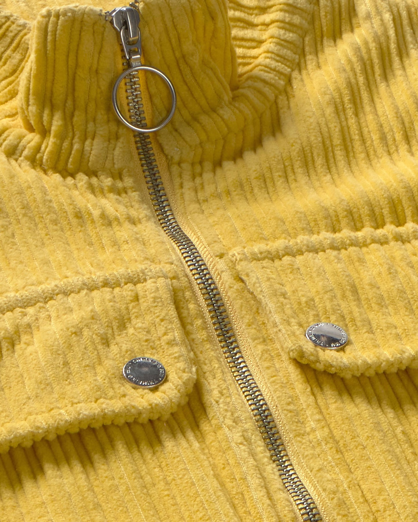 Chaqueta pana amarilla Celia sostenible silueta - 2