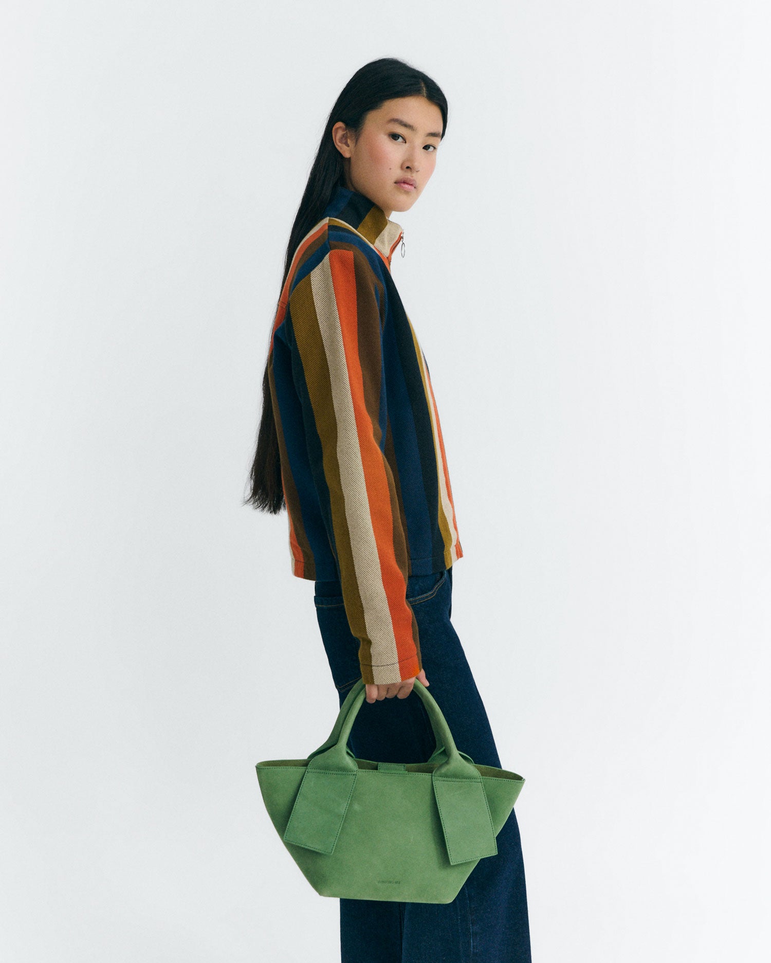 Chaqueta rayas naranja burnley Ceci sostenible - 3