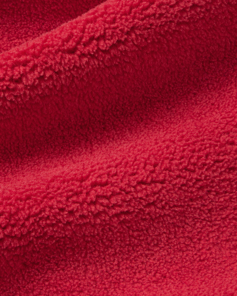 Chaleco borreguito rojo Jay sostenible silueta - 2