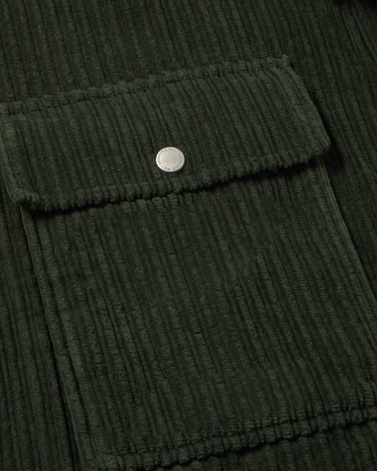 Chaqueta pana verde Celia sostenible silueta - 2