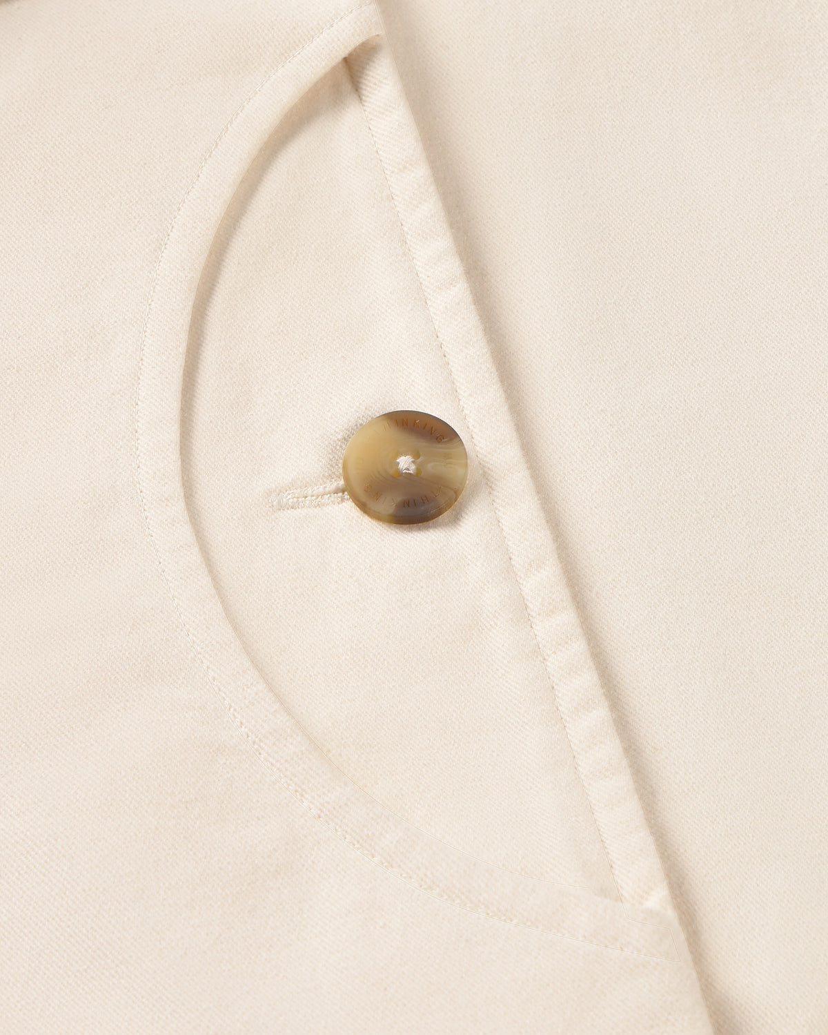 Chaqueta oversize cruda Norma sostenible silueta - 2