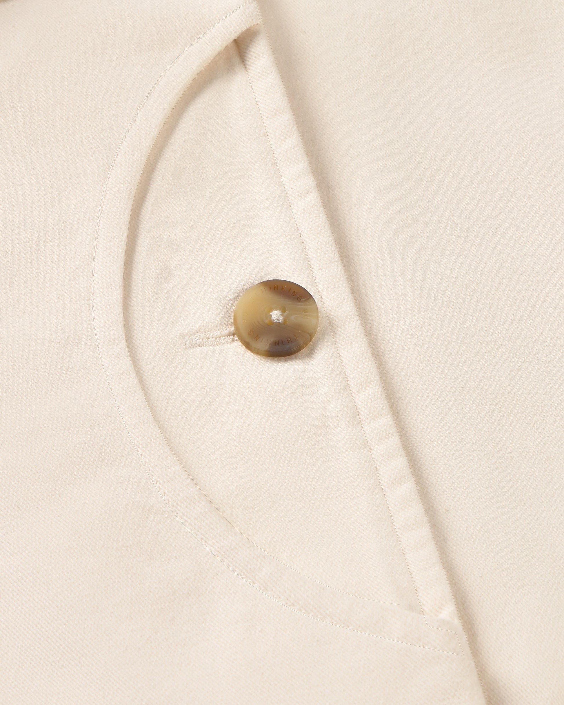 Chaqueta oversize cruda Norma sostenible silueta - 2